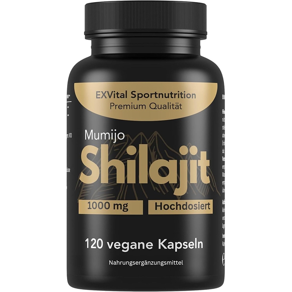 EXVital&reg; Mumijo Shilajit Kapseln, hochdosiert, 120 Kapseln - Bild 1