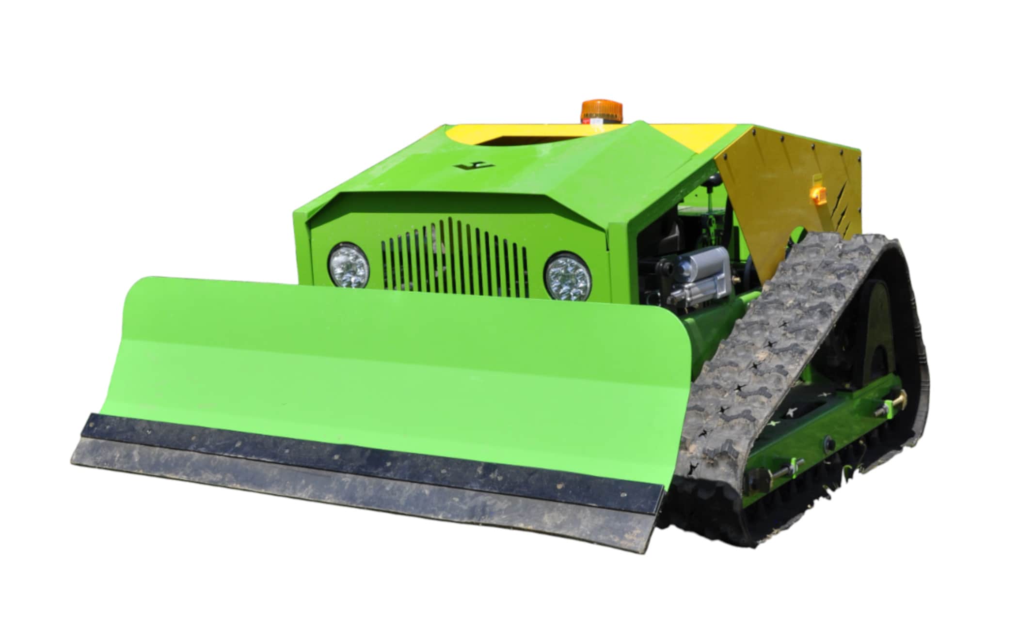 Ferngesteuerter Motor-Rasenm&auml;her B&ouml;schungsm&auml;her mit Schneepflug CW-500S - Bild 1