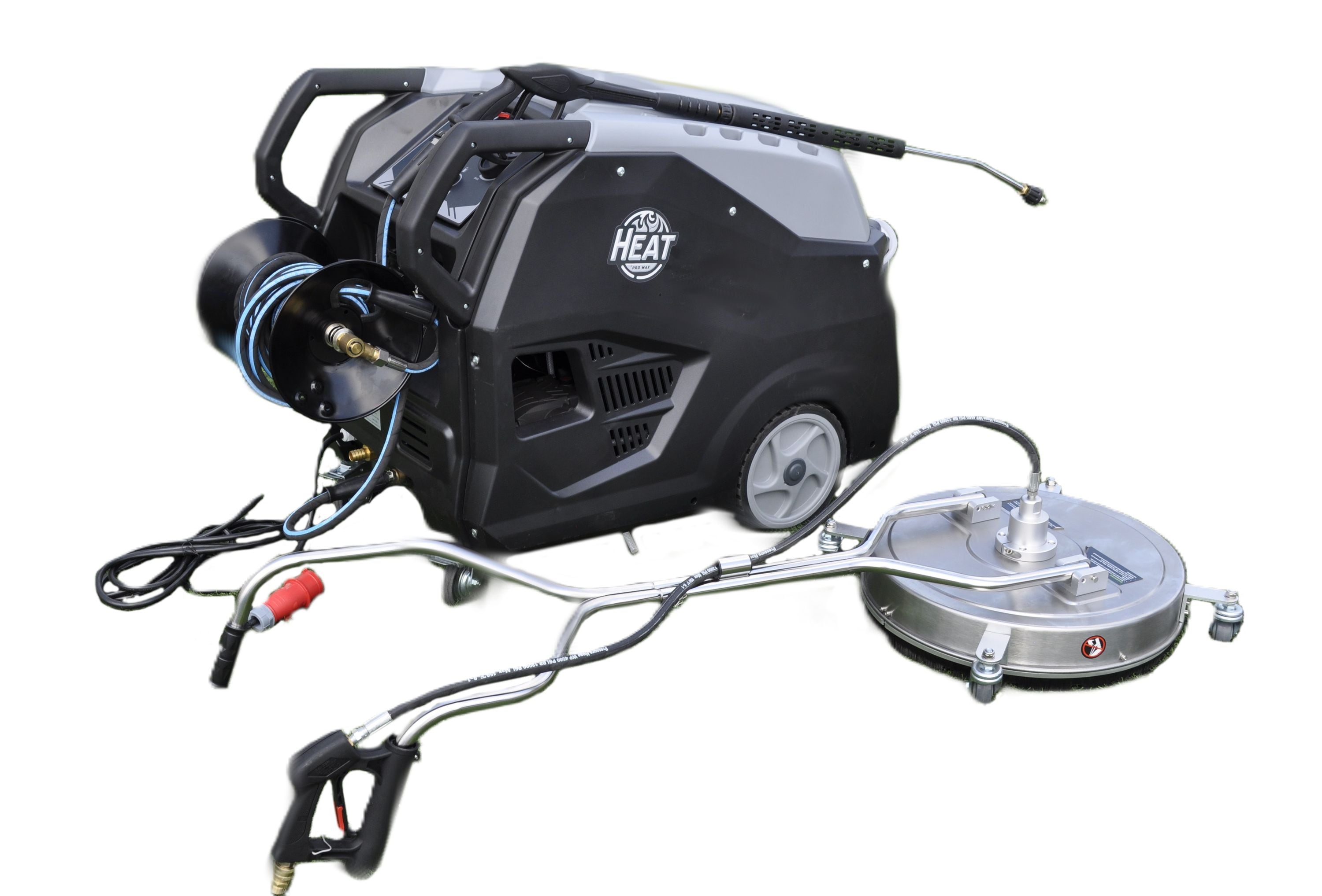 Hochdruckreiniger Hei&szlig;wasser Rolle Fl&auml;chenreiniger - Bild 1