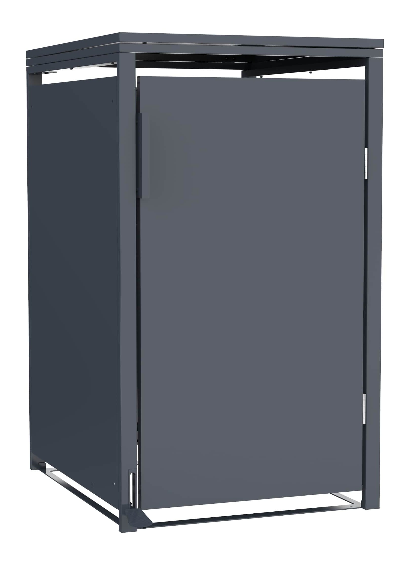 M&uuml;lltonnenbox Anthrazit f&uuml;r 1 M&uuml;lltonne 120L 240L 68x80x116cm Pedal Softclose - Bild 1