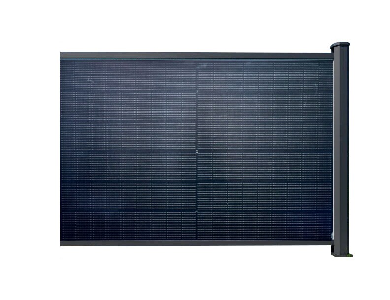 PV Zaun Classic horizontal 1837 mm x 1350 mm RAL7016 Erweiterung