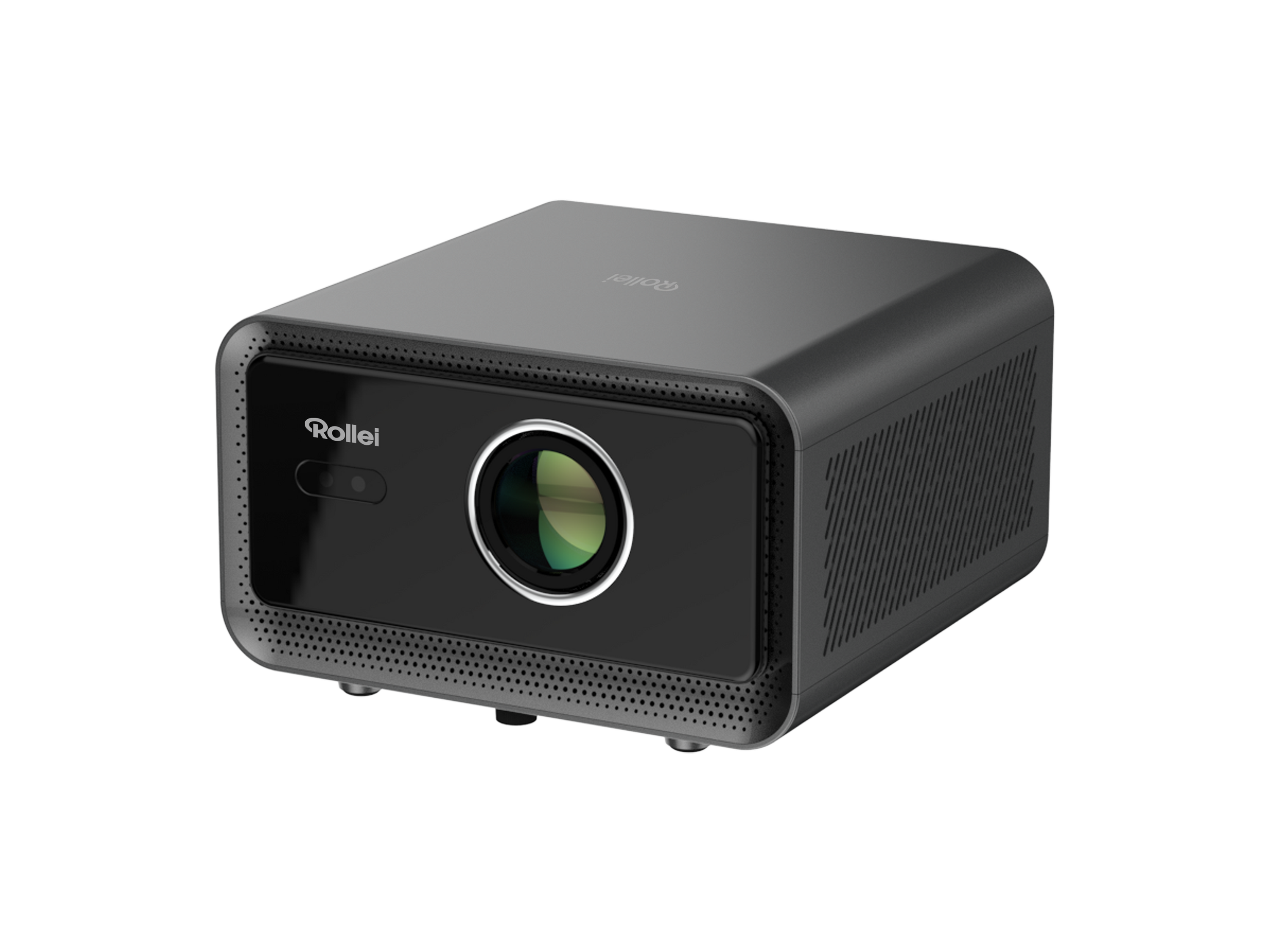 ROLLEI SB-718 Smart Beamer Pro Beamer (LED, Full HD &; 4K ready, 1000:1 Kontrast, HDMI, Lautsprecher, WLAN, Android TV) - Bild 1