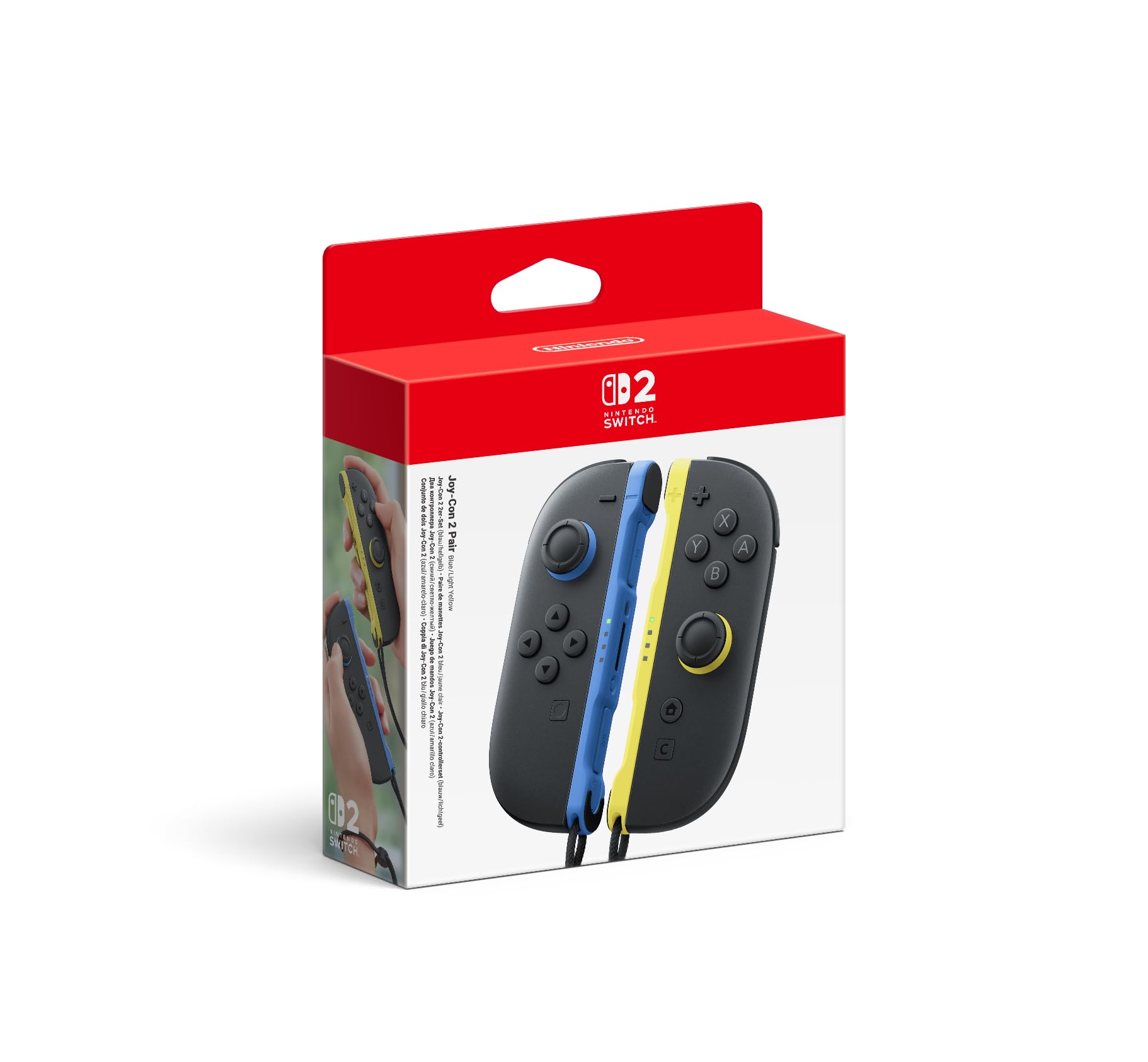 Nintendo Joy-Con 2 2er-Set Blau/Hellgelb - Bild 1