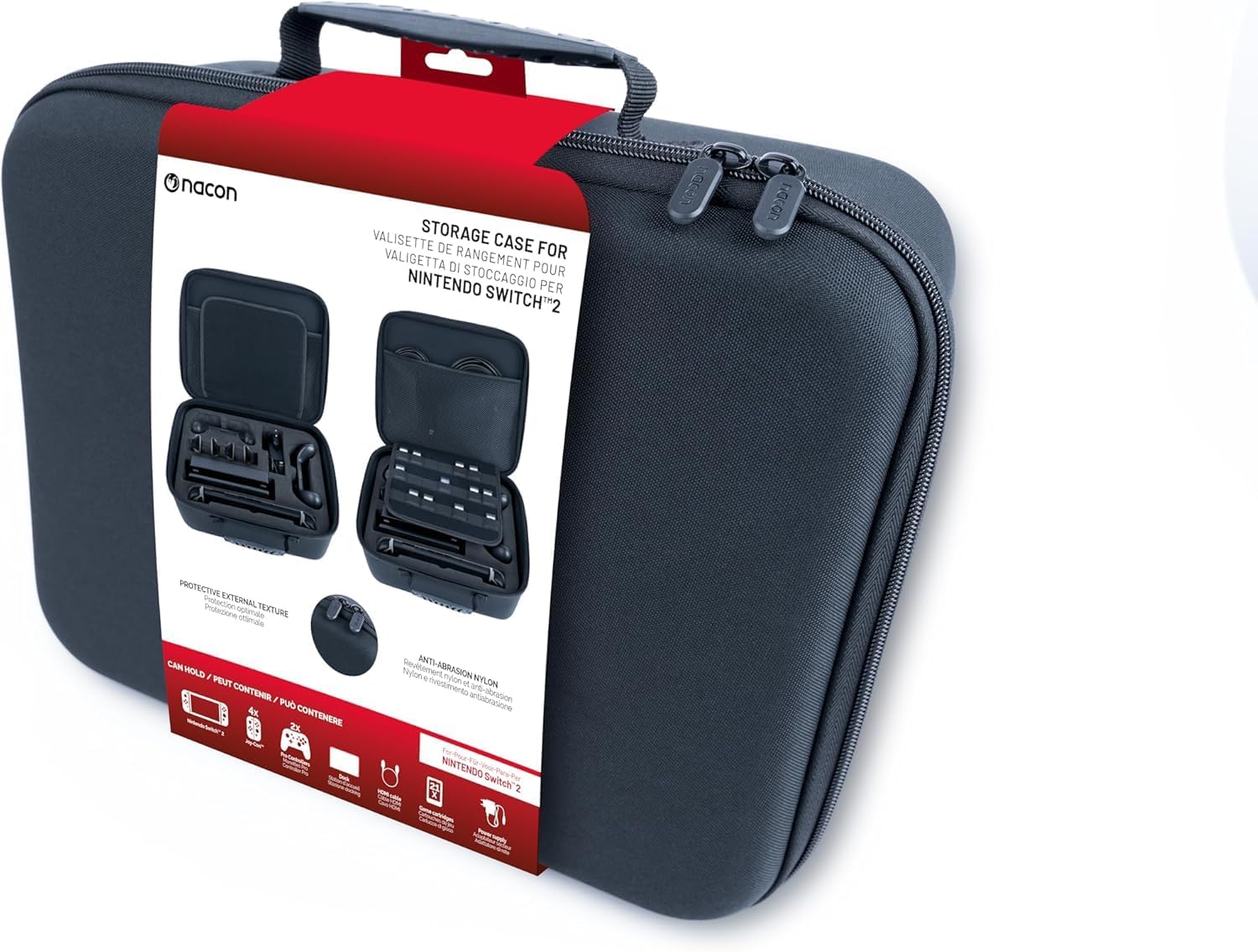 BIGBEN Transportkoffer f&uuml;r Nintento Switch 2, Schwarz - Bild 1