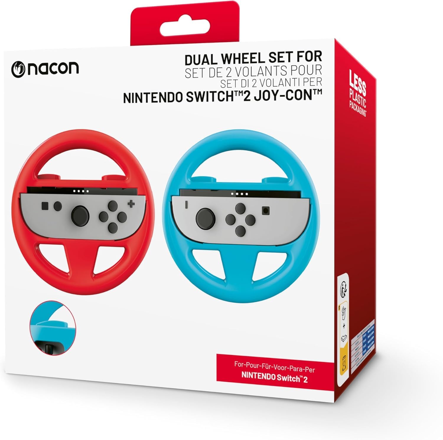 BIGBEN Set mit zwei Lenkr&auml;dern f&uuml;r Joy-Cons, der Nintendo Switch 2 Konsole (SET MIT ZWEI LENKR&Auml;DERN F&Uuml;R JOY-CONS&trade; DER NINTENDO SWITCH&trade;2-KONSOLE.) - Bild 1