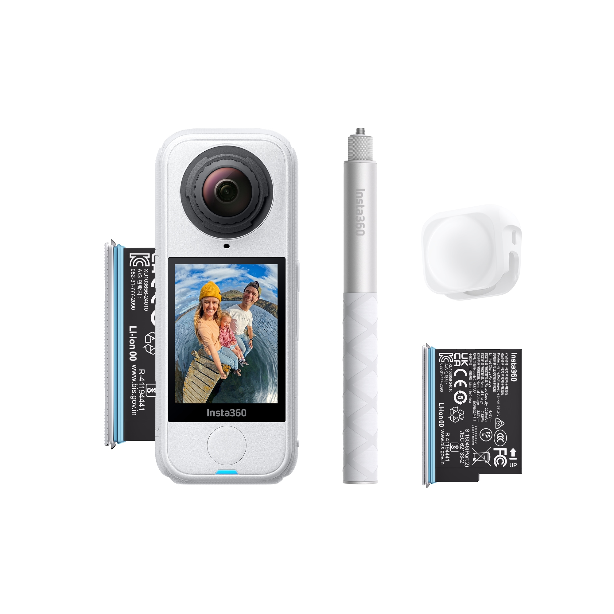 Insta360 X4 Air Starter Bundle polarwei&szlig; Action Kamera - Bild 1