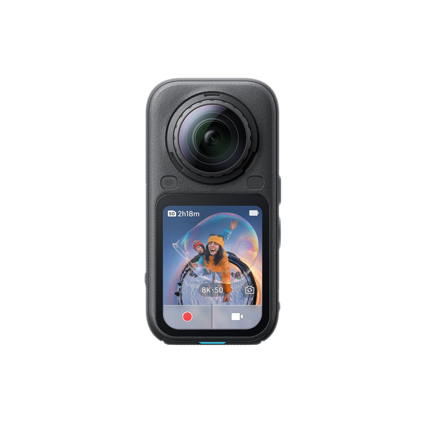 Insta360 X6 Standard Bundle Midnight Black Action Kamera (8K-360°-Kamera mit bis zu 50 fps, 20 m wasserdicht nach IP68, App-Steuerung mit NFC-Schnellverbindung)