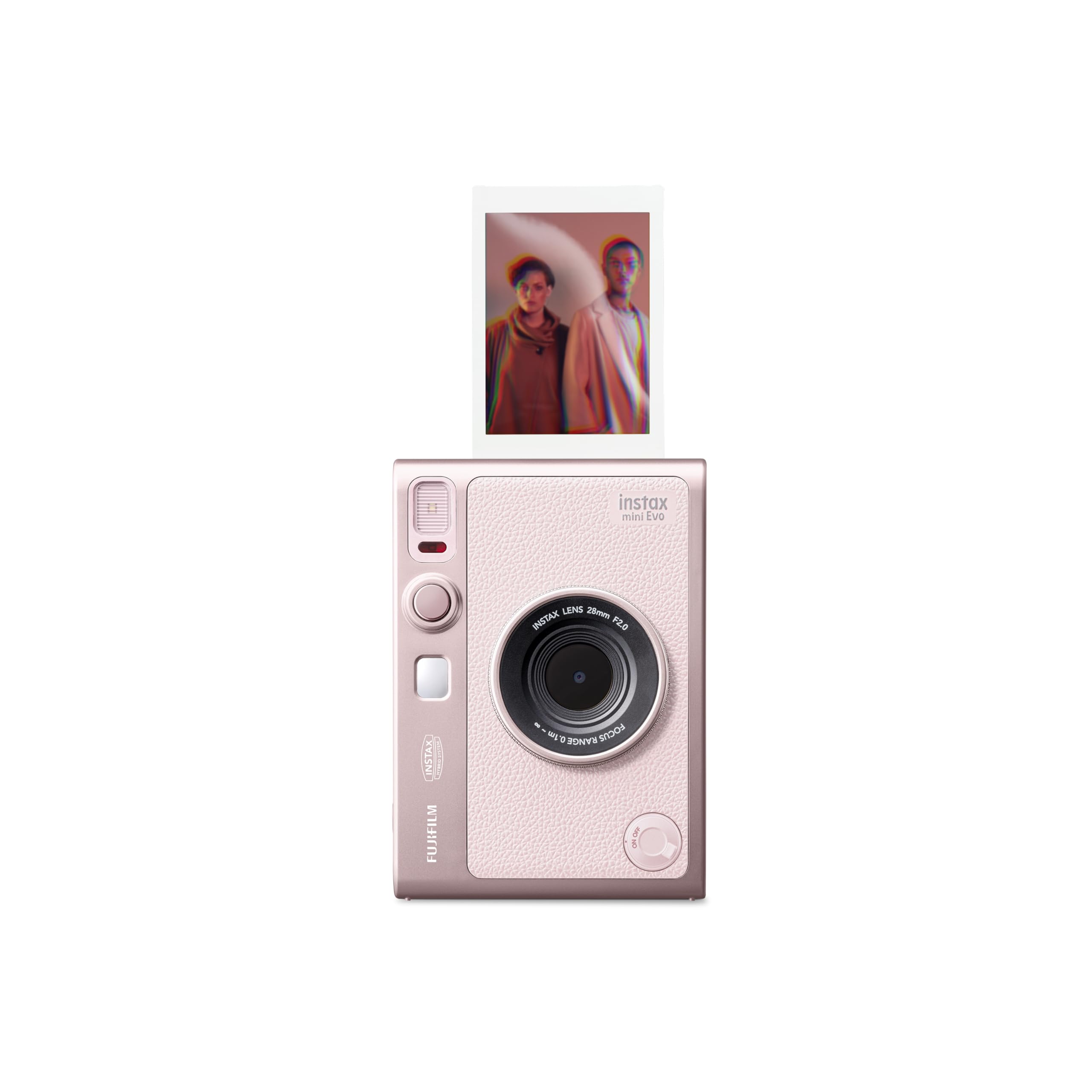 FUJIFILM Sofortbildkamera instax mini EVO&trade; Gentle Rose - Type C (100 verschiedene Aufnahme-/Bearbeitungsm&ouml;glichkeiten f&uuml;r kreative Sofortbildfotografie) - Bild 1