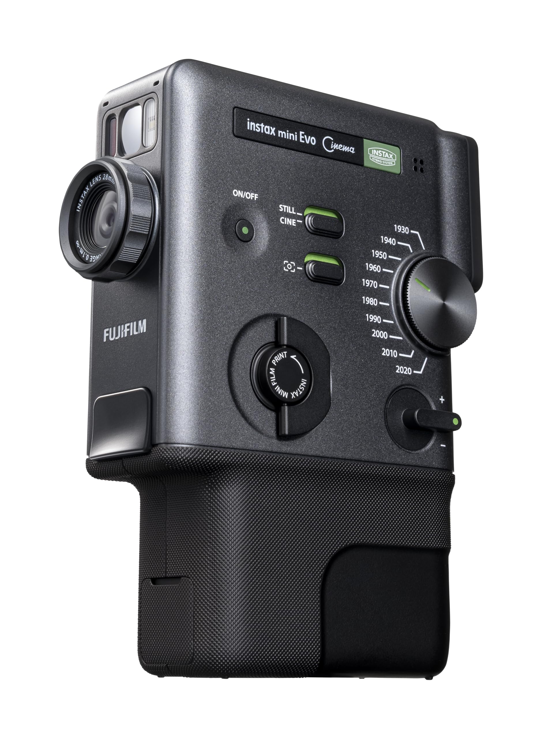 FUJIFILM instax mini Evo Cinema hybride Sofortbildkamera, Schwarz - Bild 1