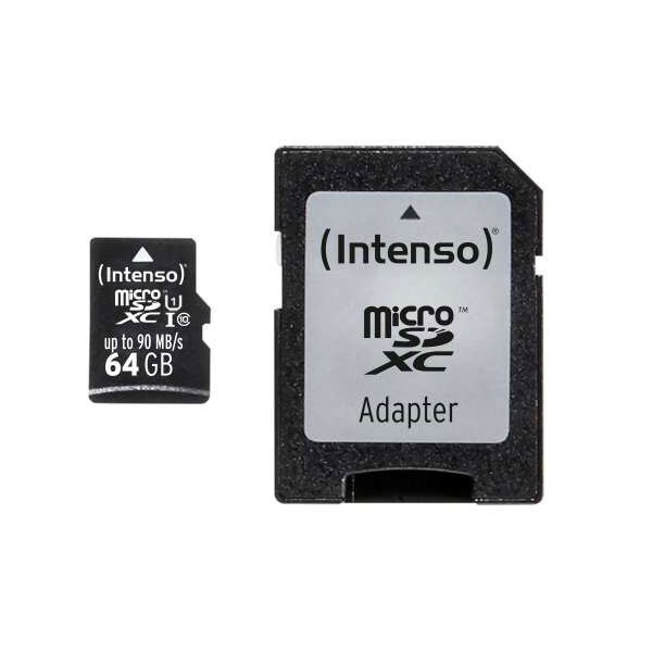 INTENSO 64GB Micro-SDXC UHS-I Professional - Bild 1