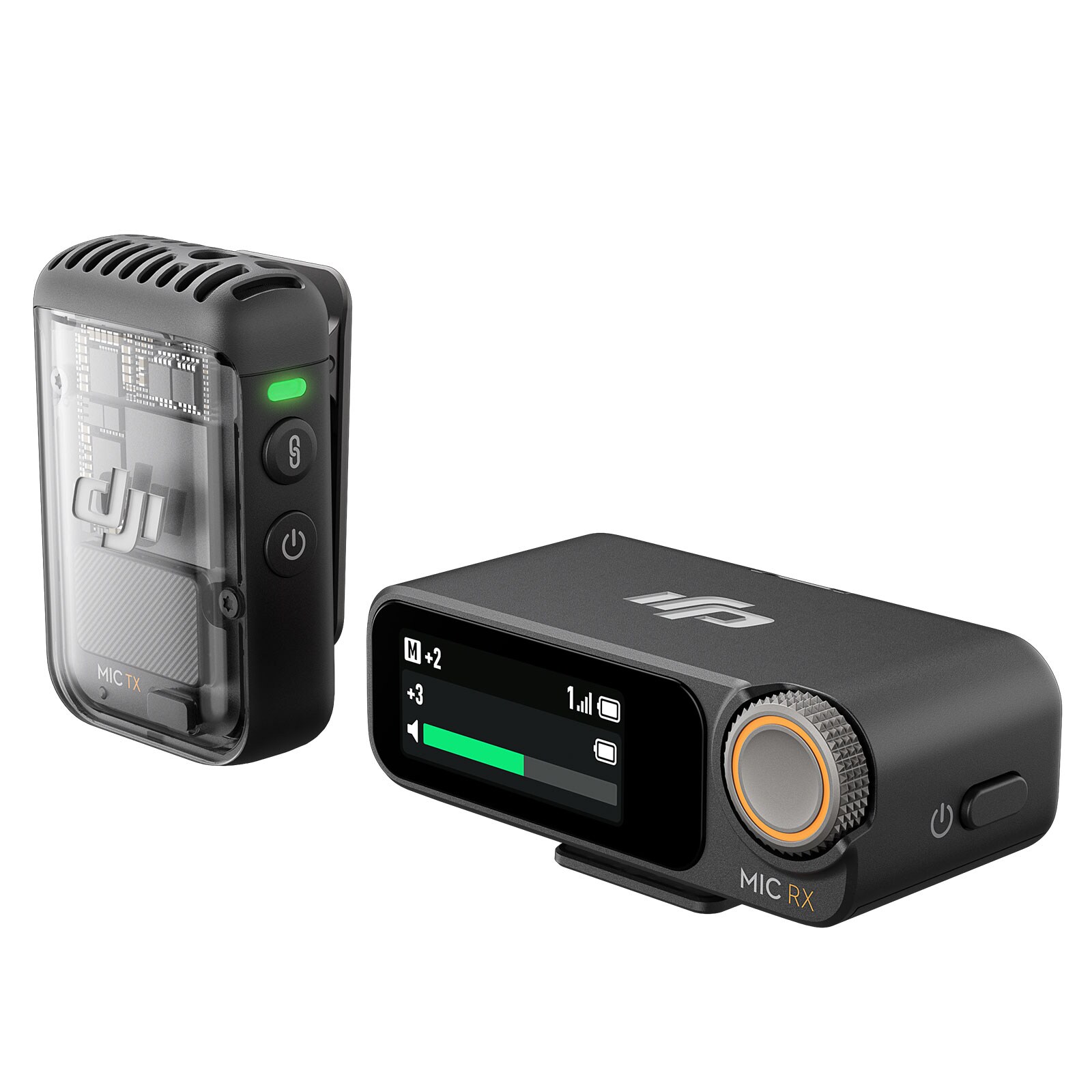 dji Mic 2 kabelloses Mikrofon (1 Sender + 1 Empfänger)