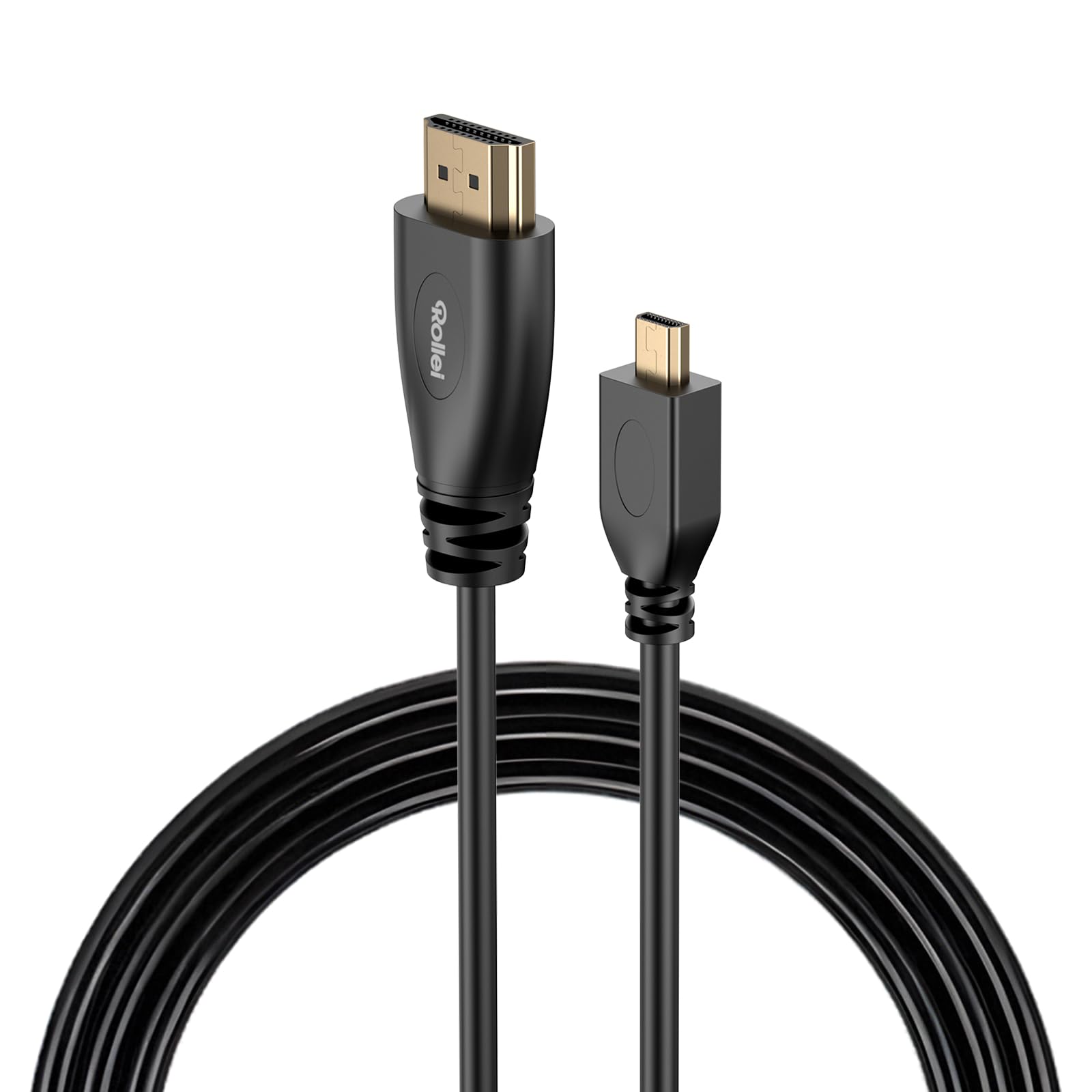 ROLLEI Micro HDMI / HDMI Kabel | 4K (30 Hz) | 1,8 m - Bild 1