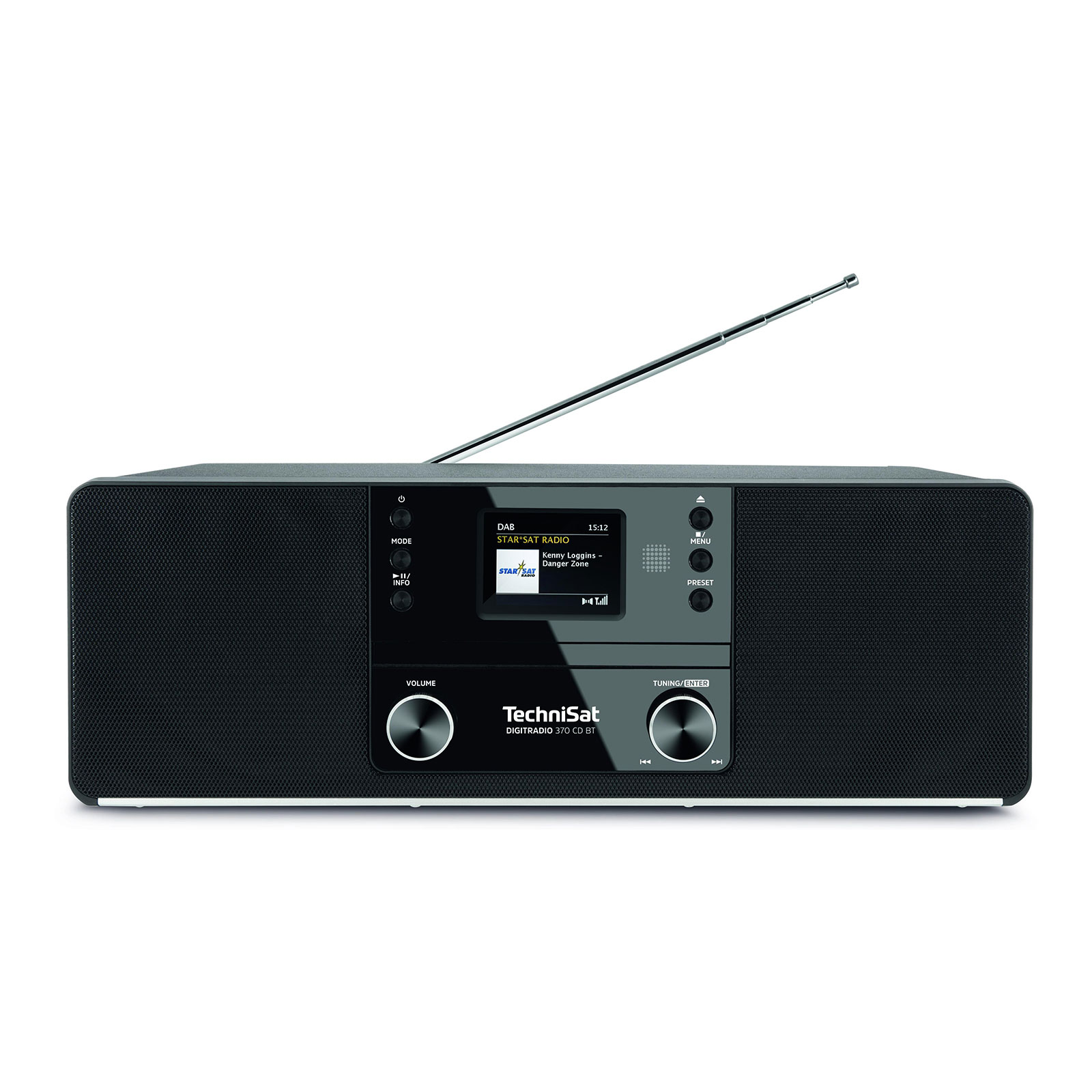Technisat DIGITRADIO 370 CD BT schwarz DAB+ Radio - Bild 1