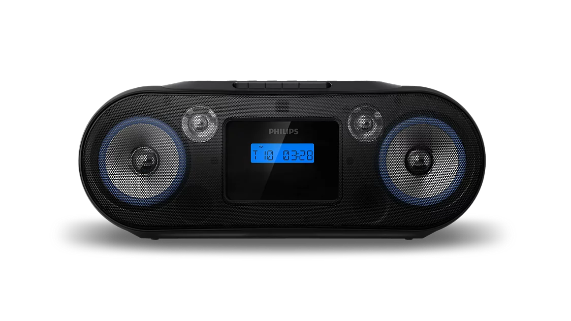 Philips TAZ7500 Radiorekorder mit CD-Spieler und Kassettendeck (mit CD,MP3,Bluetooth,DAB+,Tragbar,USB,UKW,kassette) - Bild 1