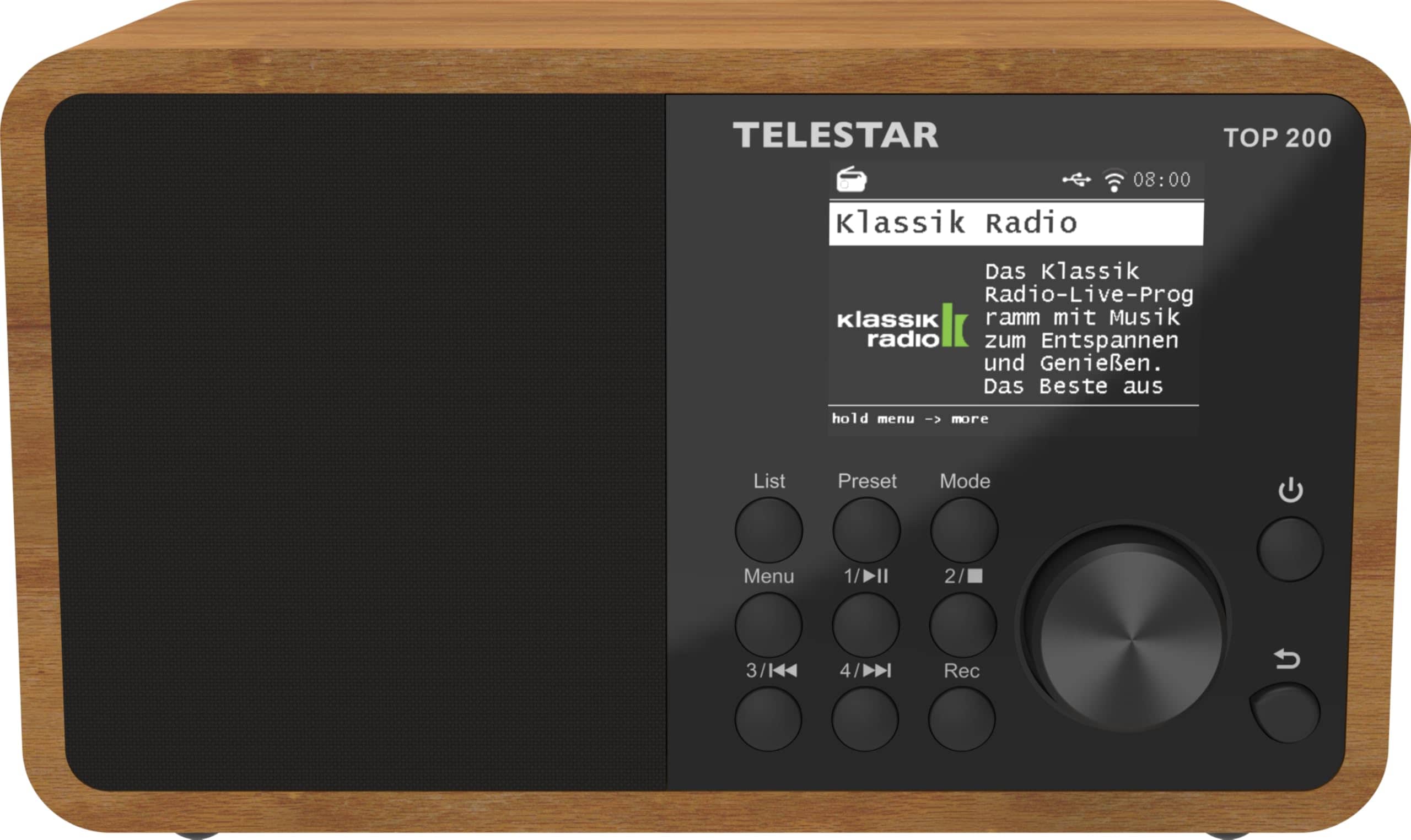 TELESTAR DAB+ Internetradio TOP 200 Holz - Bild 1