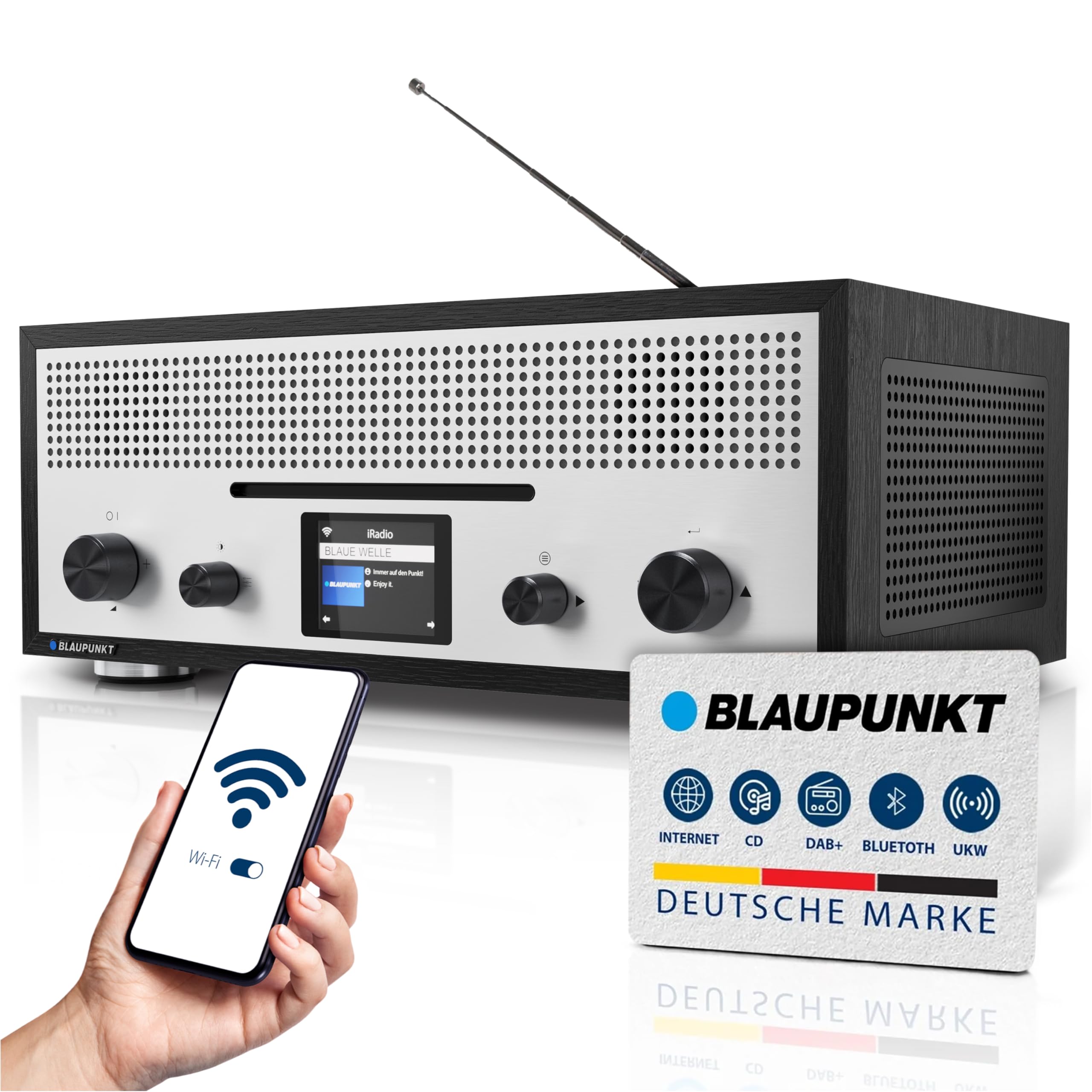 MILANO | RXD 1900 | CD-Internetradio | Schwarz - Bild 1