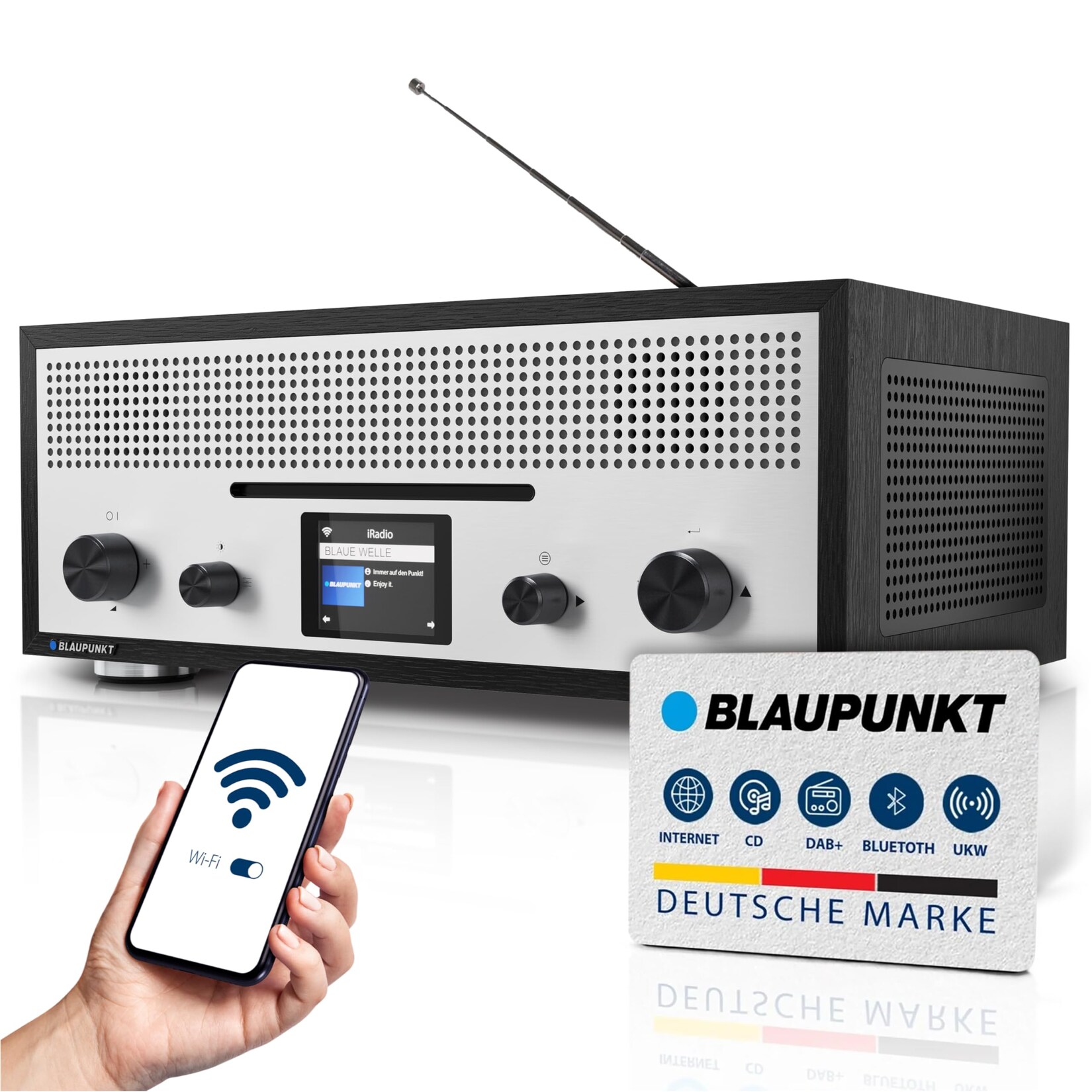 MILANO   RXD 1900   CD-Internetradio   Schwarz