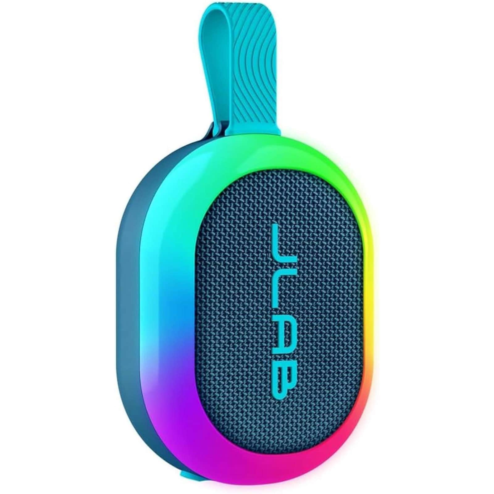 JLab Pop Party Speaker navy (RGB-Beleuchtung, IP55-Wasserdichtigkeit, USB-C, Bluetooth, 5 Watt) - Bild 1