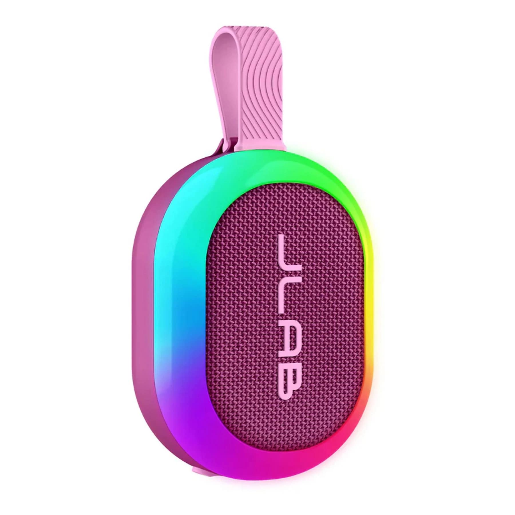 JLab Pop Party Speaker mulberry (RGB-Beleuchtung, IP55-Wasserdichtigkeit, USB-C, Bluetooth, 5 Watt) - Bild 1