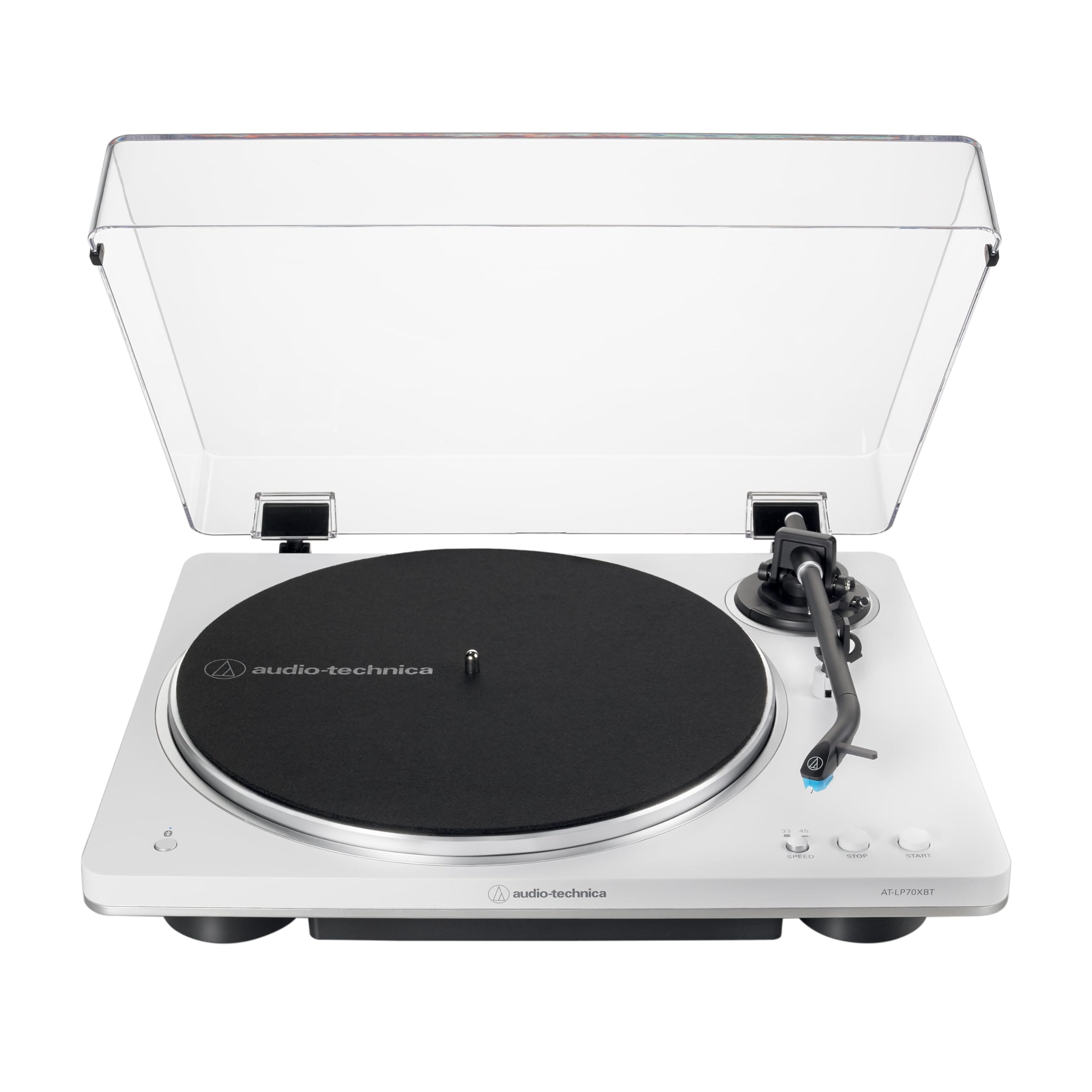 Audio-Technica AT-LP70XBT wei&szlig; Plattenspieler (kabellos, vollautomatisch, Riemenantrieb) - Bild 1
