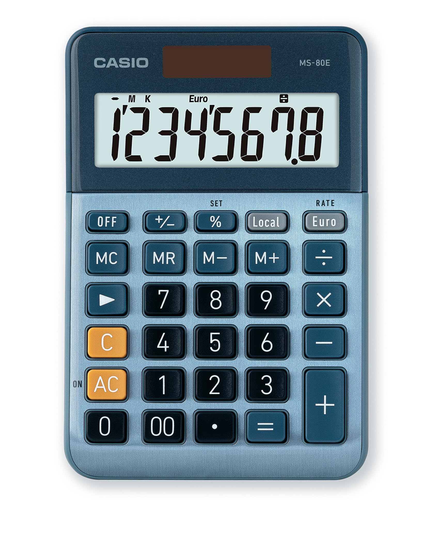 CASIO Taschenrechner MS-80E blau (Finanzrechner) - Bild 1