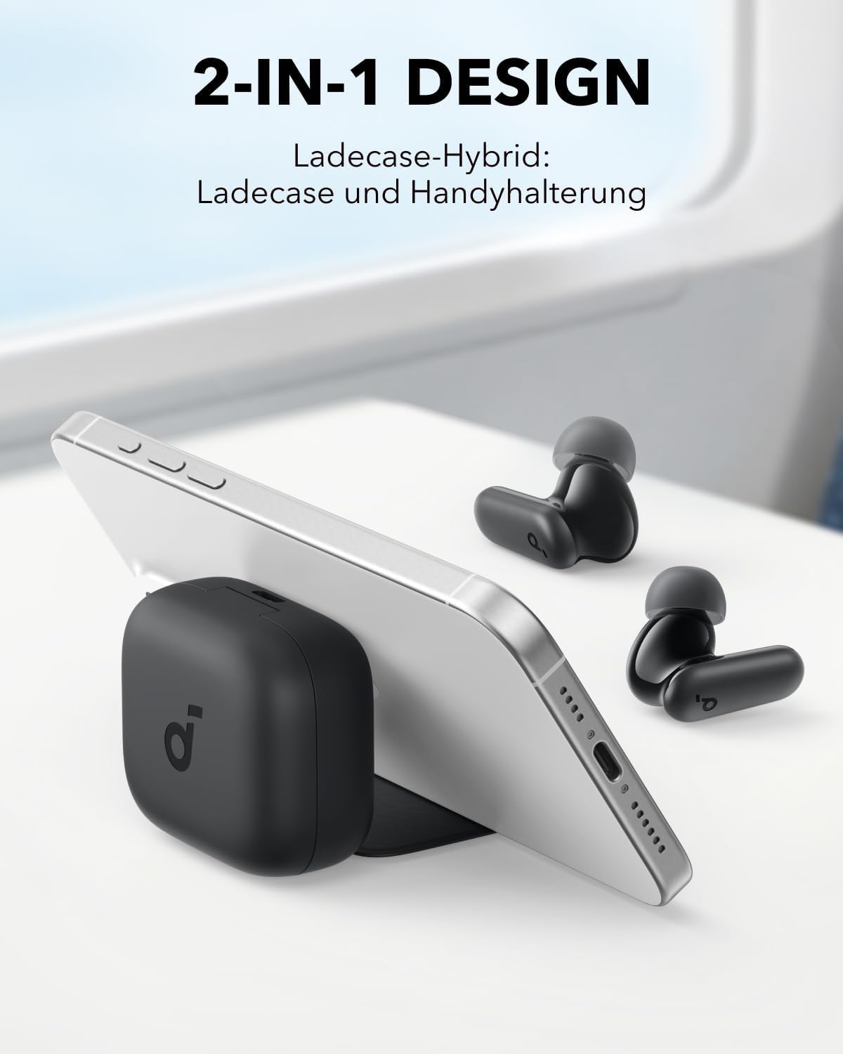 Soundcore P30i Schwarz In-Ear Kopfh&ouml;rer (Bluetooth, kabellos, Noise Cancelling (ANC), USB) - Bild 1