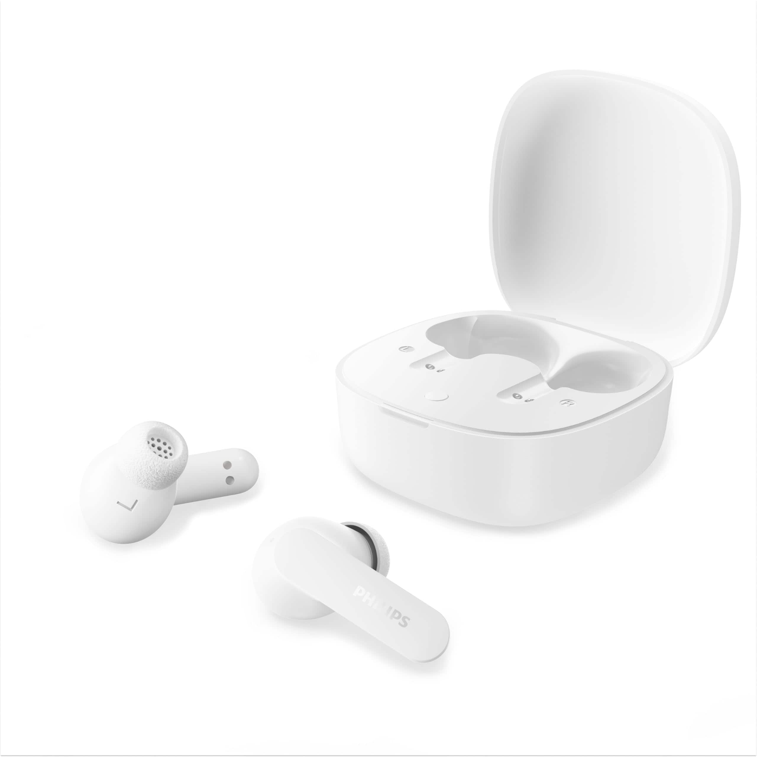 Philips TAT2100WT/00 TWS IE wei&szlig; In-Ear Kopfh&ouml;rer (Bluetooth, IPX4, USB-C Ladecase) - Bild 1