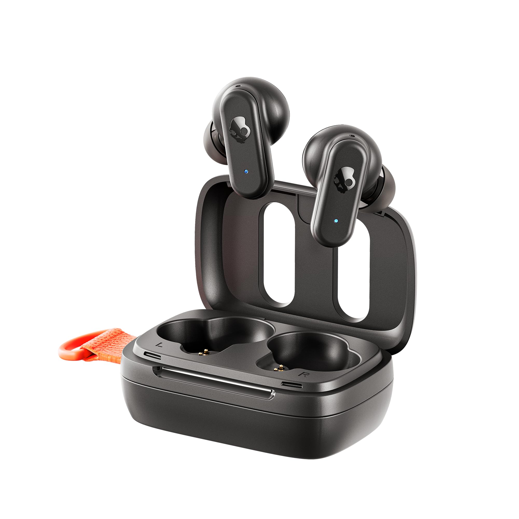 Skullcandy Dime 3, Black/Orange In-Ear Kopfh&ouml;rer (Bluetooth, kabellos, USB-C) - Bild 1