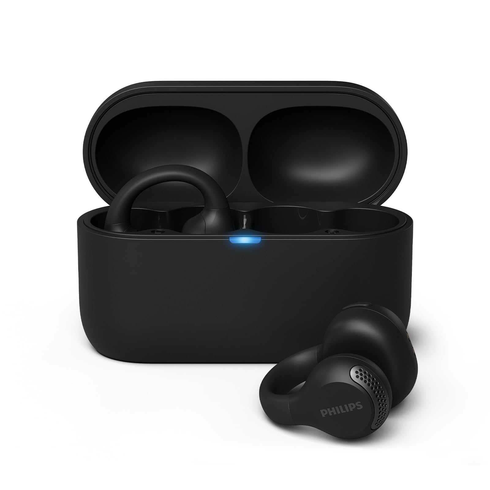 Philips TAQ2000BK schwarz Clip Open-Ear Kopfh&ouml;rer (True Wireless, mit Ohrklemme, Bluetooth-Multipoint-Verbindung, IPX4 spritzwassergesch&uuml;tzt und schwei&szlig;resistent, Sprachassistent) - Bild 1