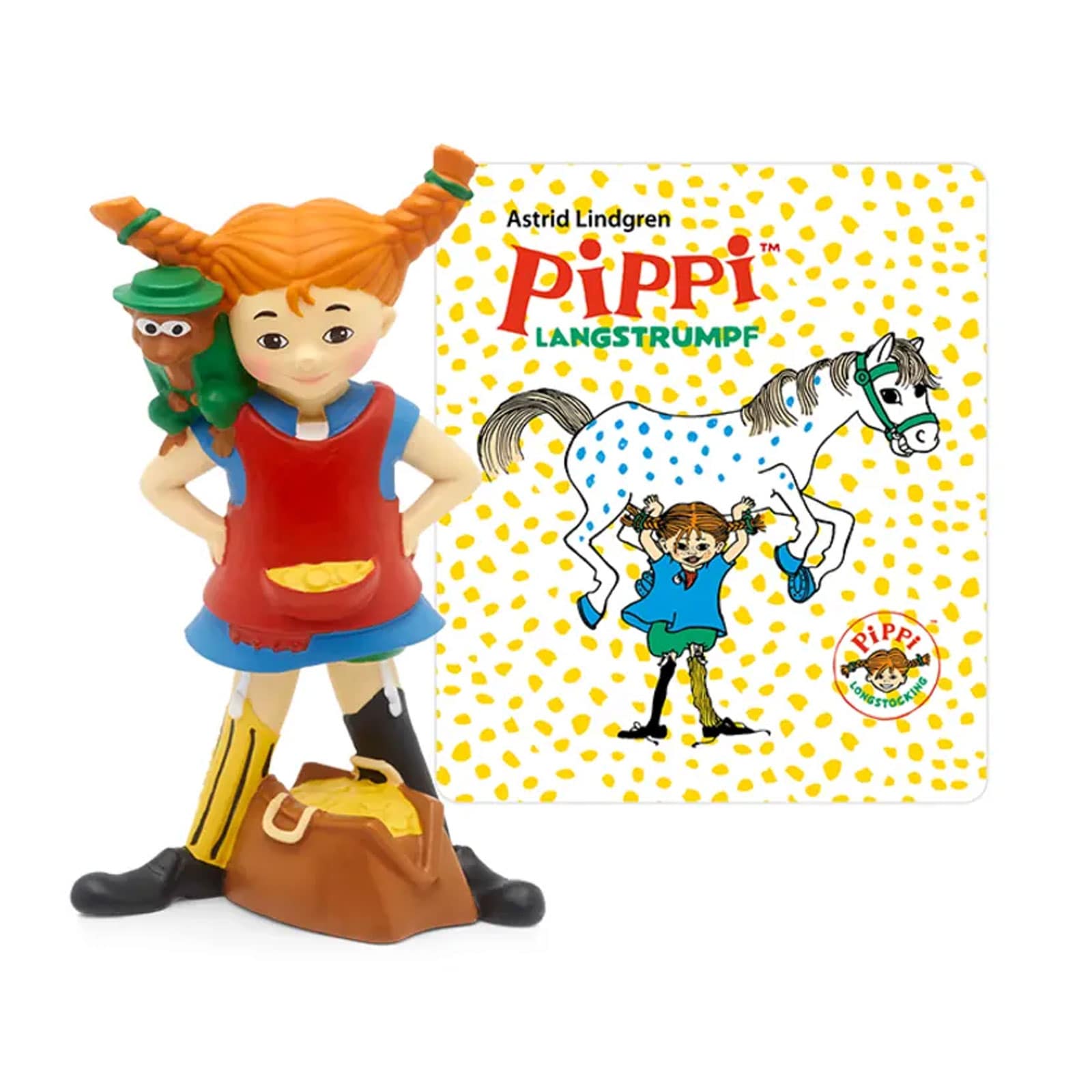 tonies Pippi Langstrumpf - Das H&ouml;rspiel (Neuauflage 2025) H&ouml;rfigur (H&ouml;rspiel, ab 4 Jahren, ca. 129 Minuten Laufzeit) - Bild 1