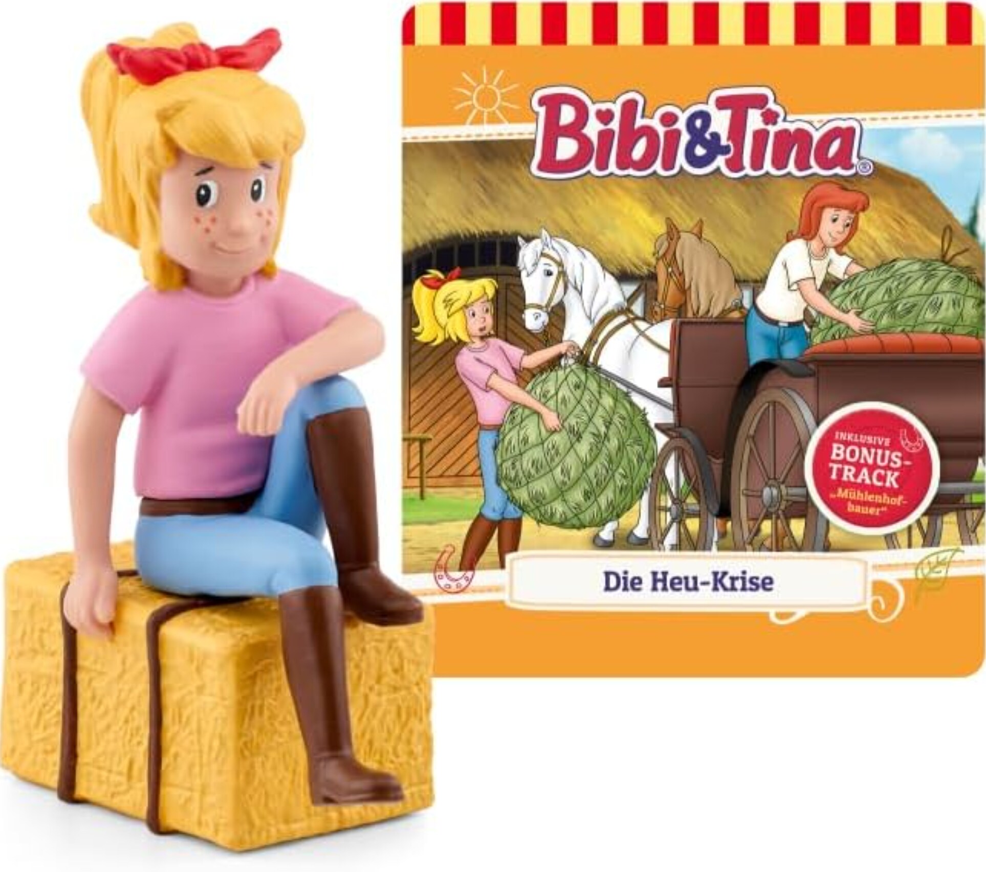 tonies Bibi & Tina: Die Heu-Krise H&ouml;rfigur (H&ouml;rspiel, ab 5 Jahren, ca. 44 Minuten Laufzeit) - Bild 1