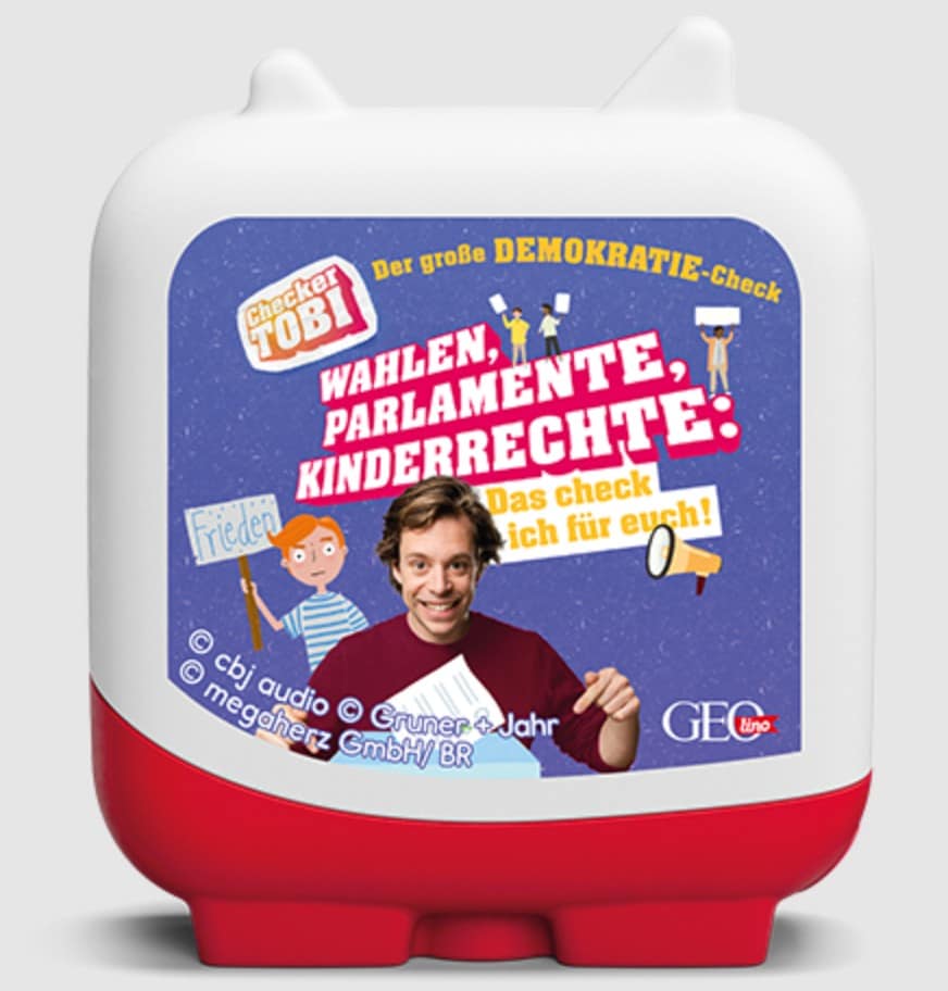 tonies Clever Tonie - Der große Demokratie-Check (Hörspiel, ab 8 Jahren, ca. 56 Minuten Laufzeit)