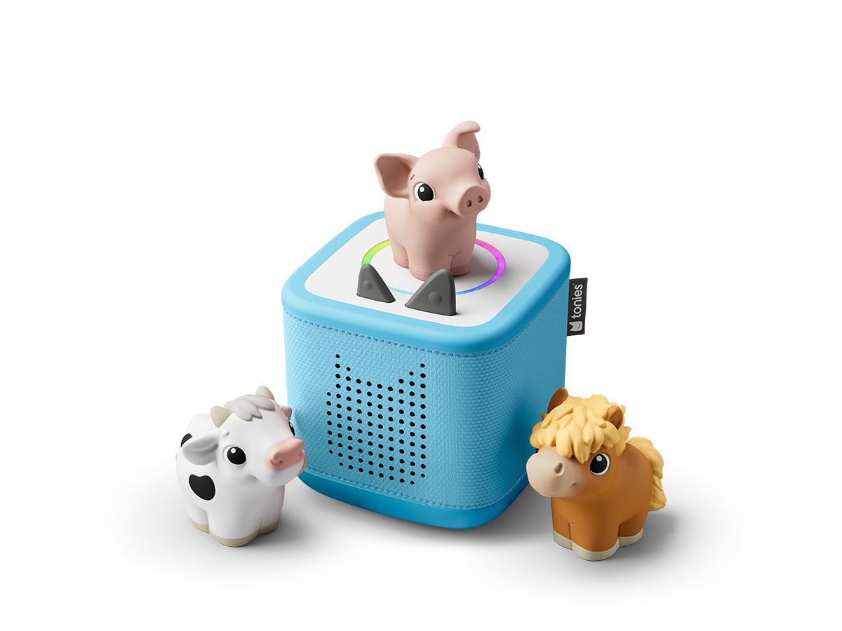 tonies Lautsprecher "Toniebox 2 Starter Set My First Tonies Bauernhof" (Bluetooth  WLAN 42 W)