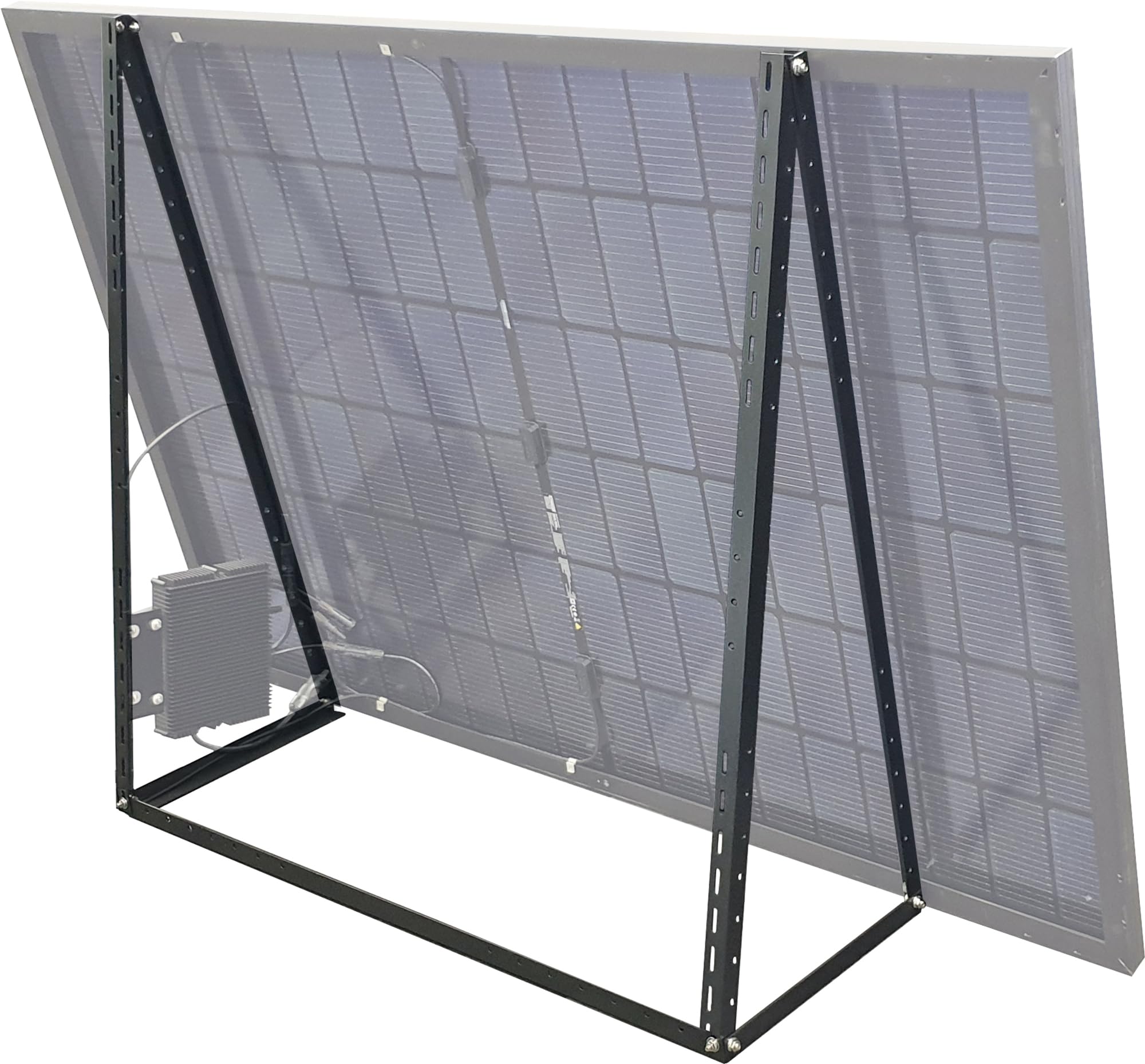 Schwaiger Alu Solarmodul St&auml;nderwerk schwarz - Bild 1