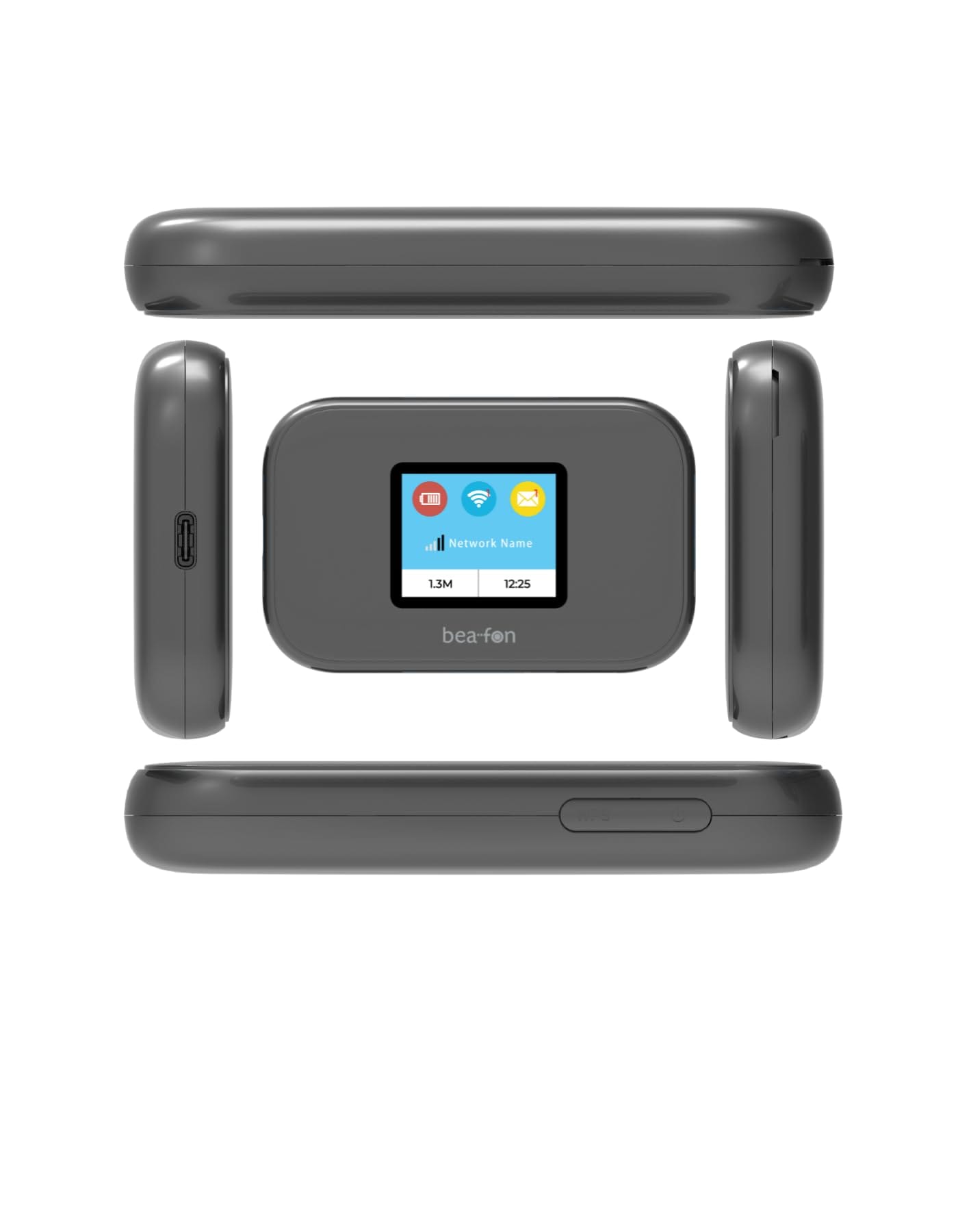 Beafon MR3, 4G, Schwarz Mobiler Router - Bild 1