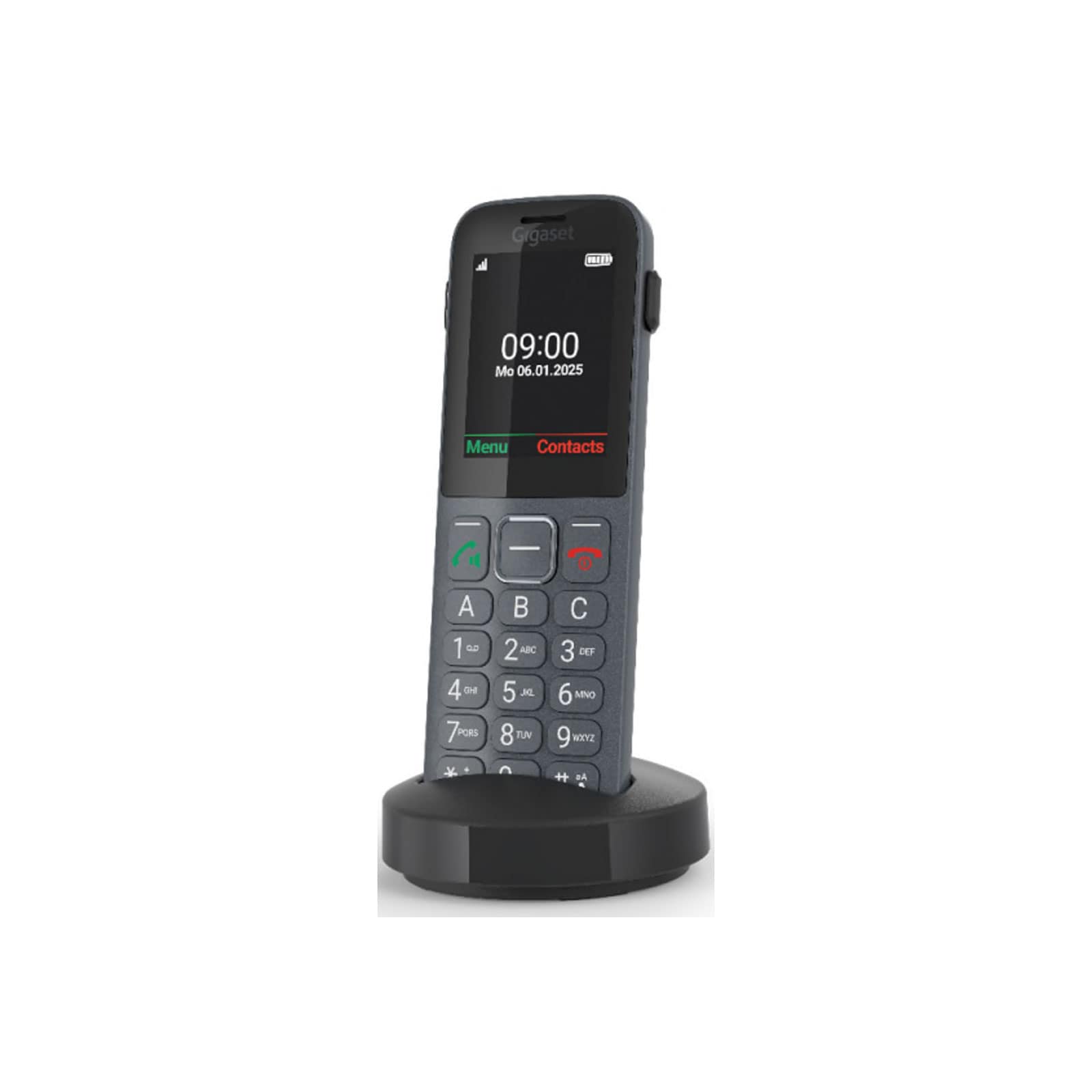 Gigaset Comfort 600 SIM Dark Silver Schnurloses Telefon (Seniorentelefon, Gro&szlig;e Tasten, 4G) - Bild 1