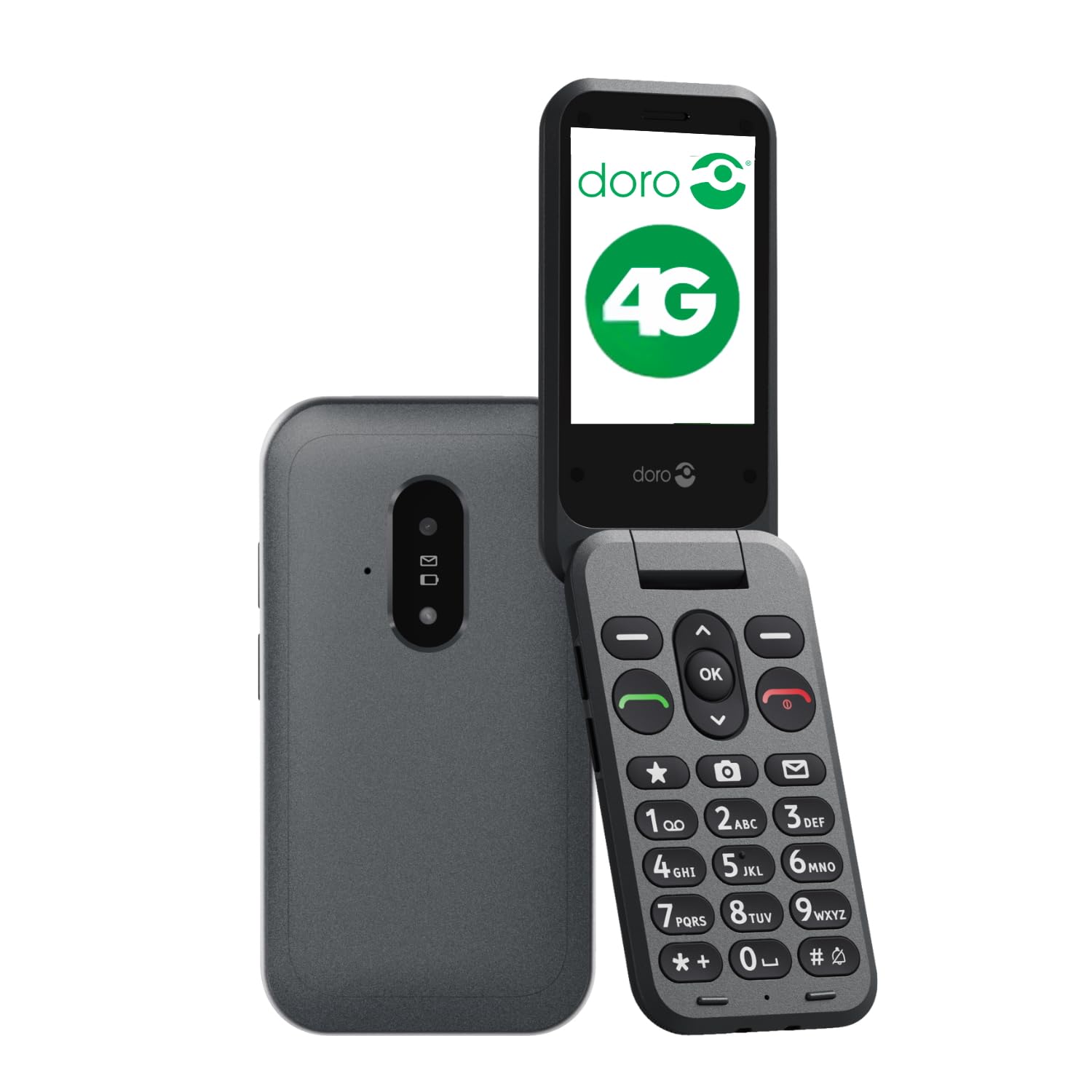 Doro Leva E20 4G, Graphite Handy - Bild 1