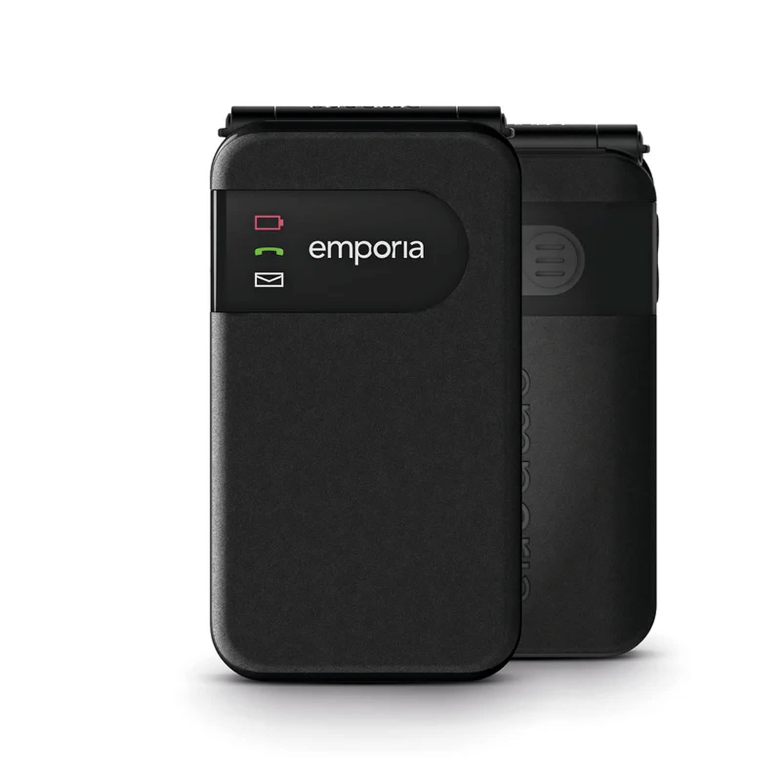 Emporia SIMPLICITYglam 4G, Schwarz - Modell 2025 Handy (Seniorenhandy, Klapp) - Bild 1