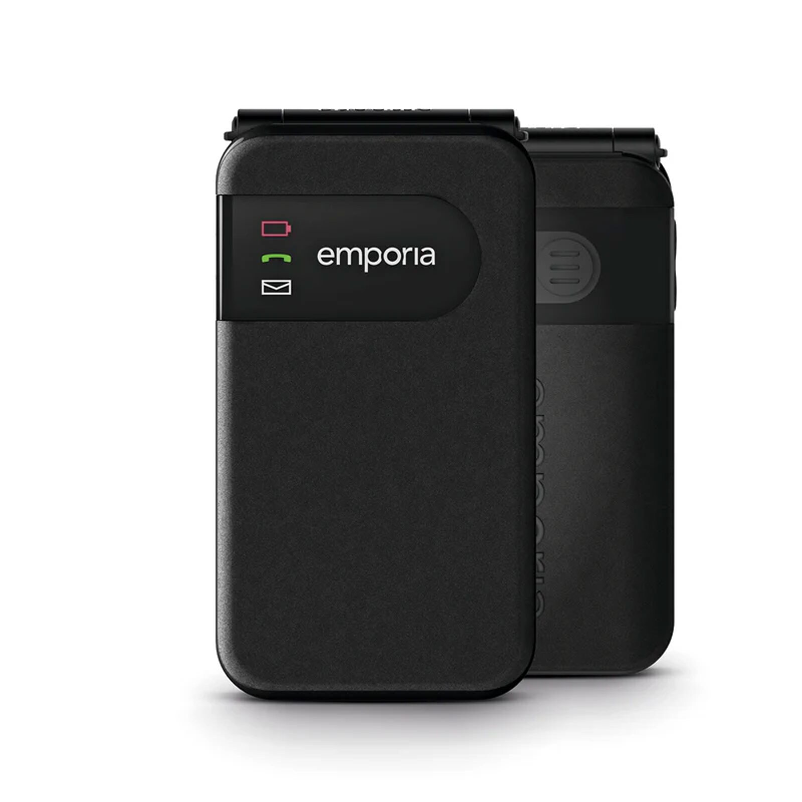 Emporia SIMPLICITYglam 4G, Schwarz - Modell 2025 Handy (Seniorenhandy, Klapp)