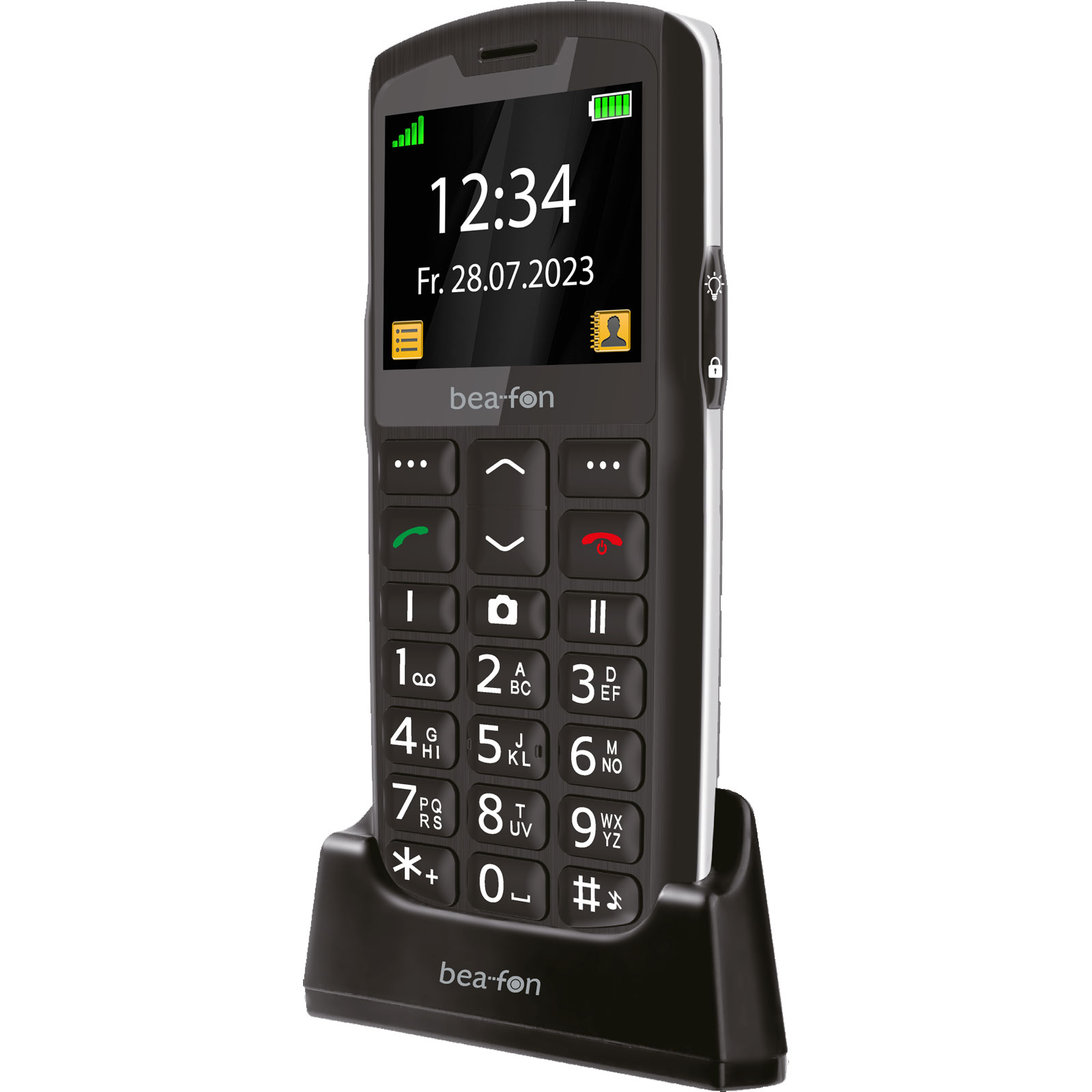 Beafon SL260 Silverline Seniorenhandy Schwarz/Silber - Bild 1