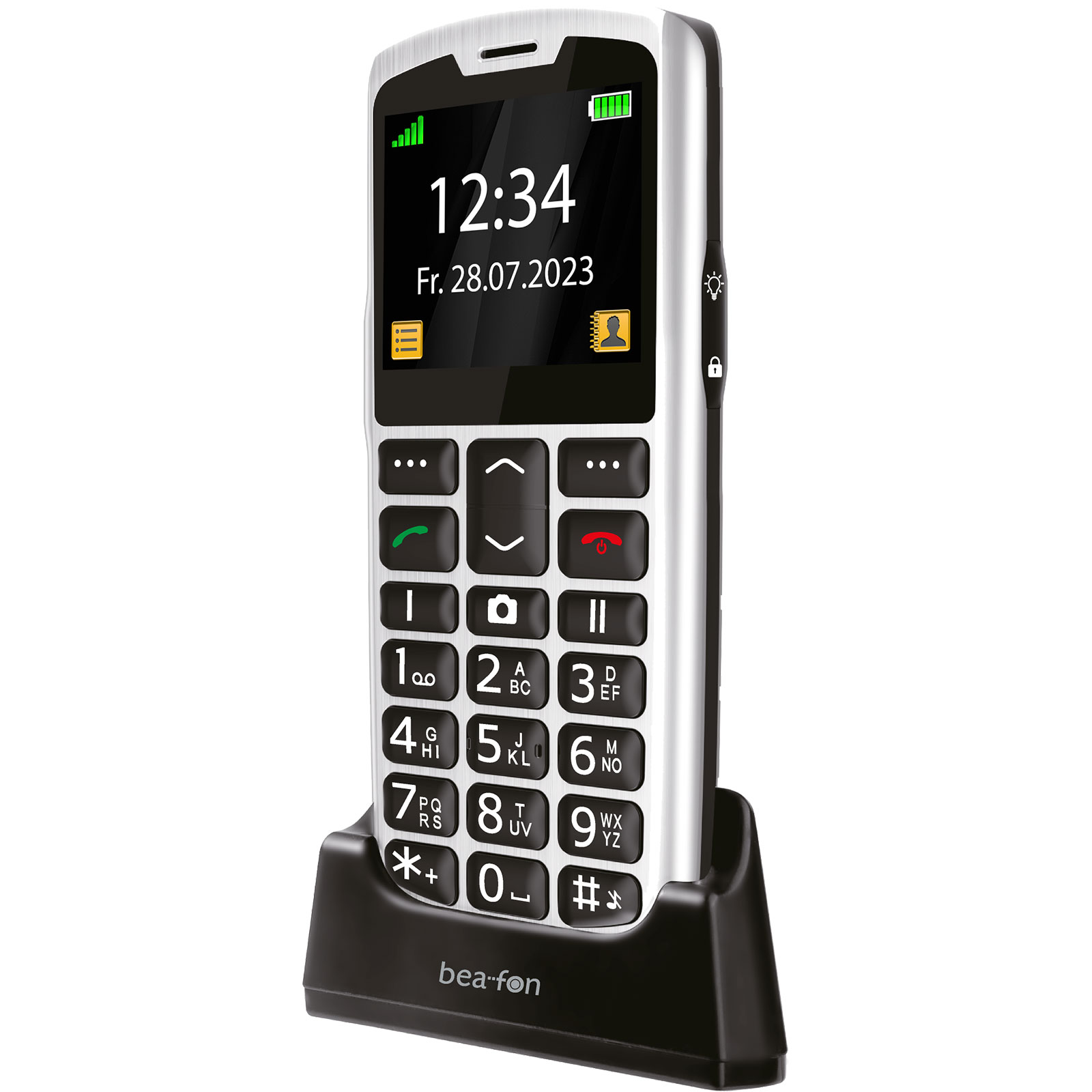 Beafon SL260 2G silver-black Handy (Seniorenhandy) - Bild 1