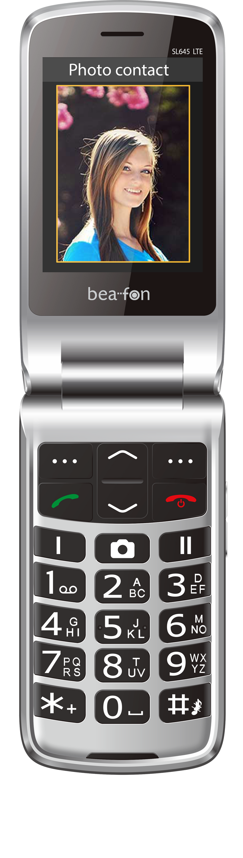 Beafon SL645 LTE, Schwarz-Silber Handy (Seniorenhandy) - Bild 1