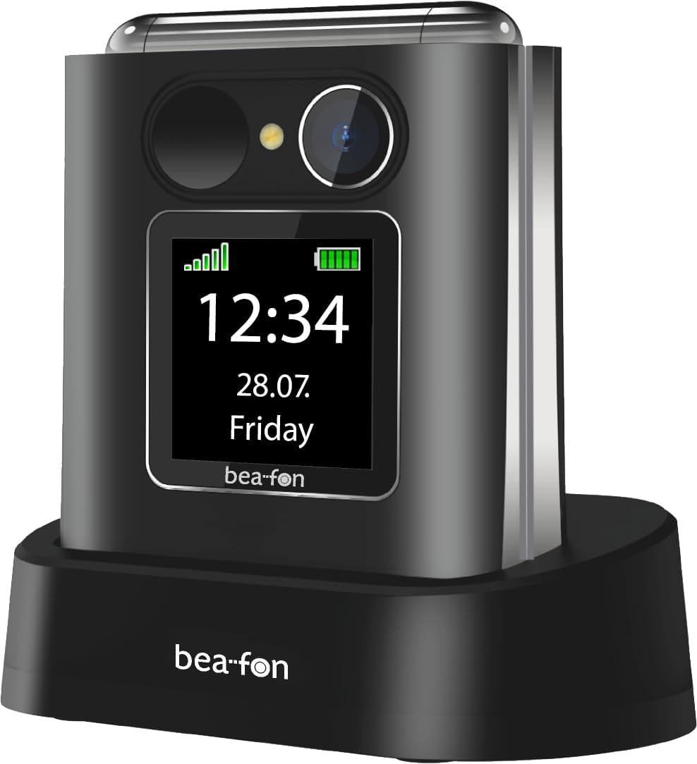Beafon Fold10 2G, Schwarz Handy - Bild 1