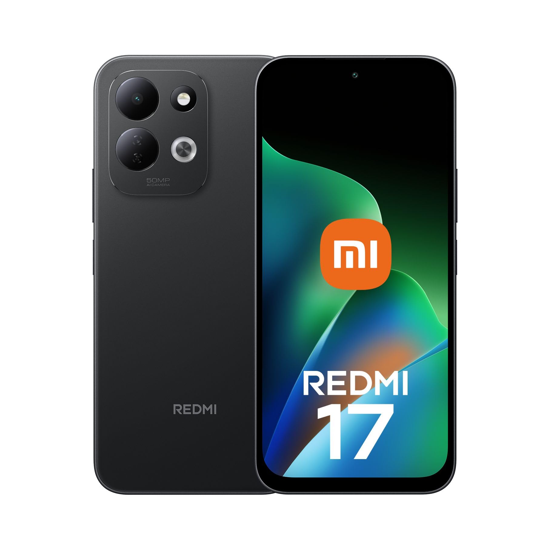 Xiaomi Redmi 17 4G 4GB + 128GB Black Smartphone (6,9 Zoll, 50 MP, 7.500-mAh, Octa-Core, Fingerabdrucksensor, Gesichtserkennung) - Bild 1