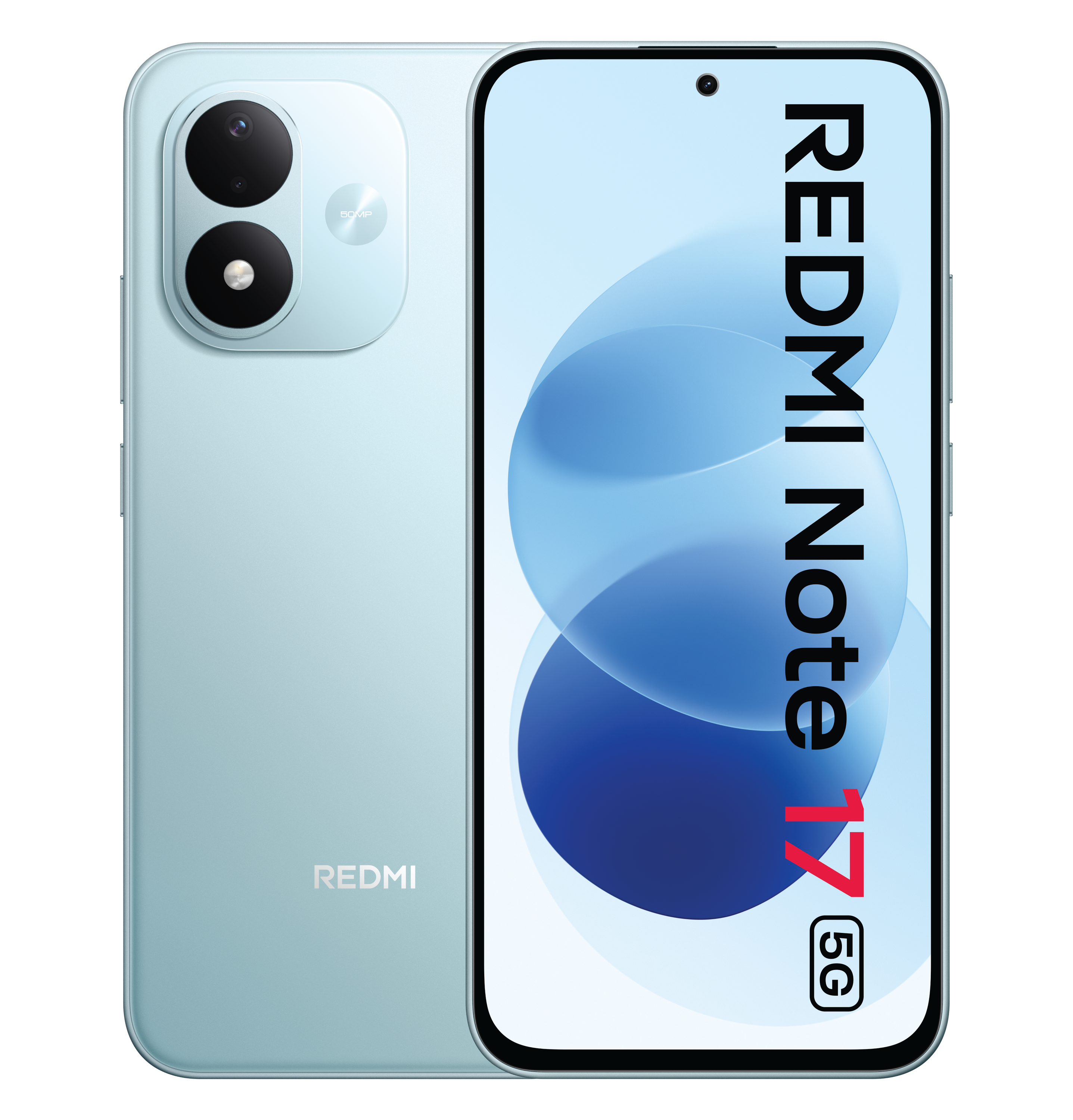 Xiaomi Redmi Note 17 5G - Sky Teal - 6GB RAM / 128GB ROM (6,99 Zoll, 50 MP, 7.700-mAh-Akku, Fingerabdrucksensor, Gesichtserkennung) - Bild 1