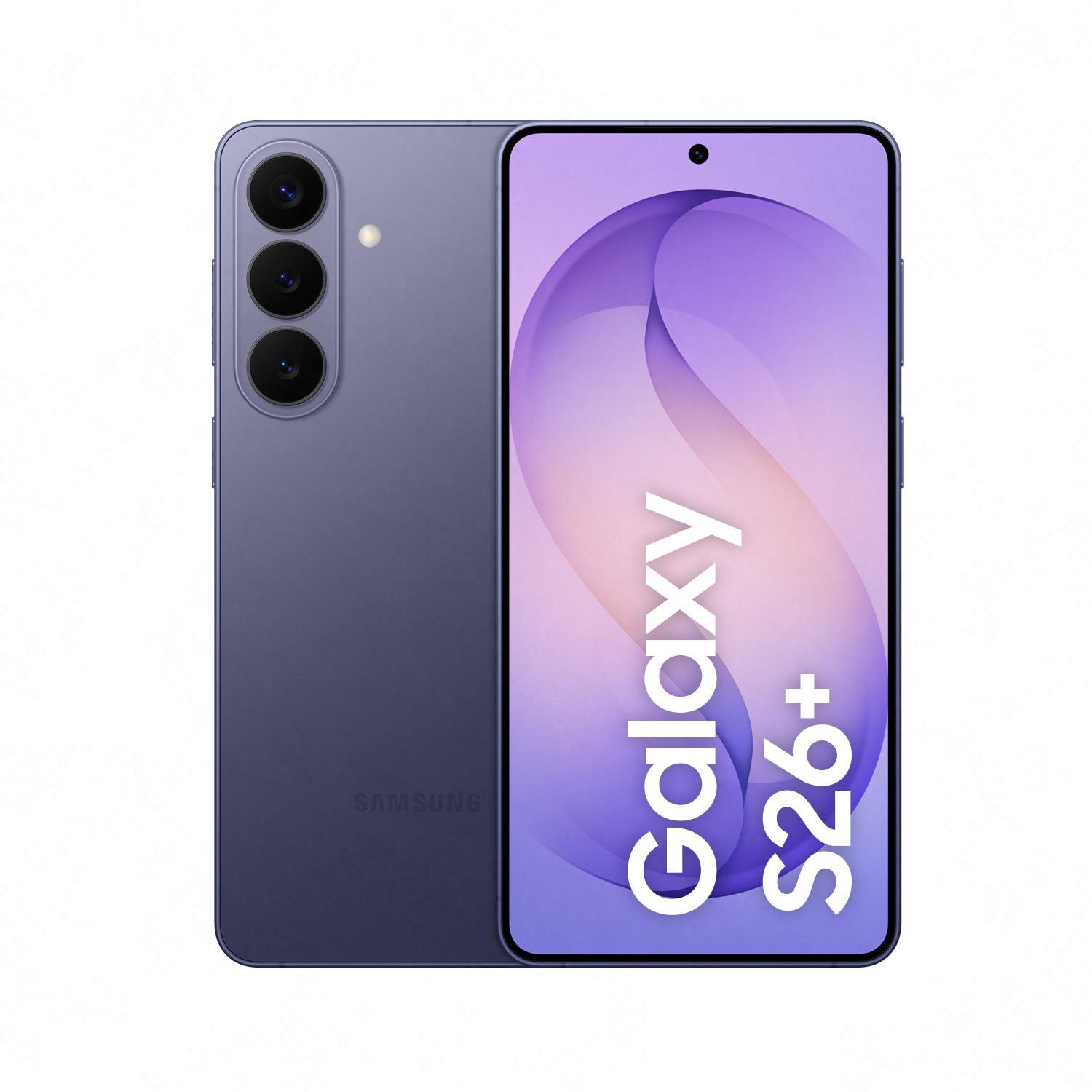 Samsung Galaxy S26 Plus 256GB 5G, Cobalt Violet Smartphone (6,7 Zoll, 50 MP, Triple-Kamera, 4.300-mAh, Deca-Core, Fingerabdrucksensor, Gesichtserkennung, lila) - Bild 1