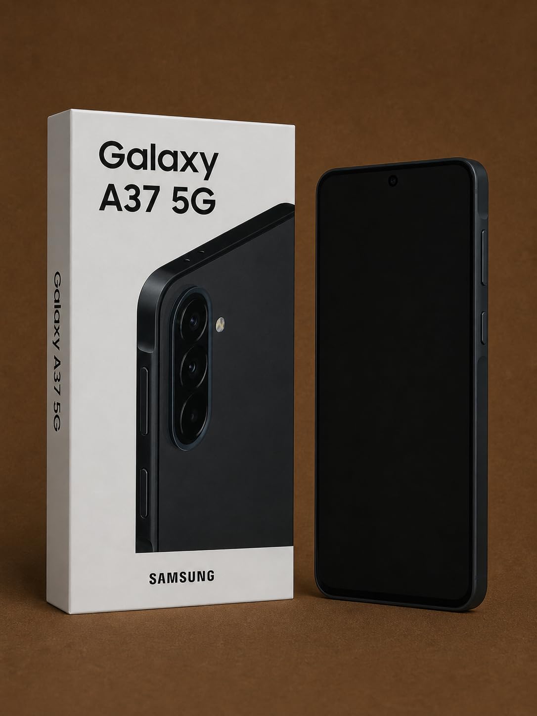 Samsung Galaxy A37 5G 256GB Awesome Charcoal Smartphone (6,7 Zoll, 50 MP, Triple-Kamera, 5.000mAh, Octa-Core, Fingerabdrucksensor, Gesichtserkennung, Schwarz) - Bild 1