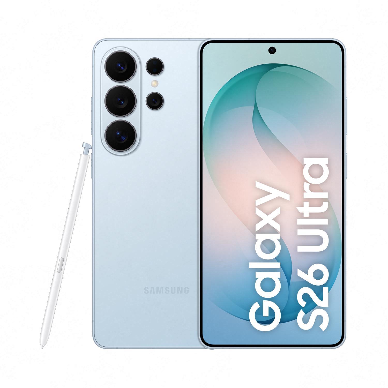 Samsung Galaxy S26 Ultra 256GB 5G, Sky Blue Smartphone (6,9 Zoll, 200 MP, Triple-Kamera, 5.000-mAh, Octa-Core, Fingerabdrucksensor, Gesichtserkennung, Privacy Display, hellblau) - Bild 1