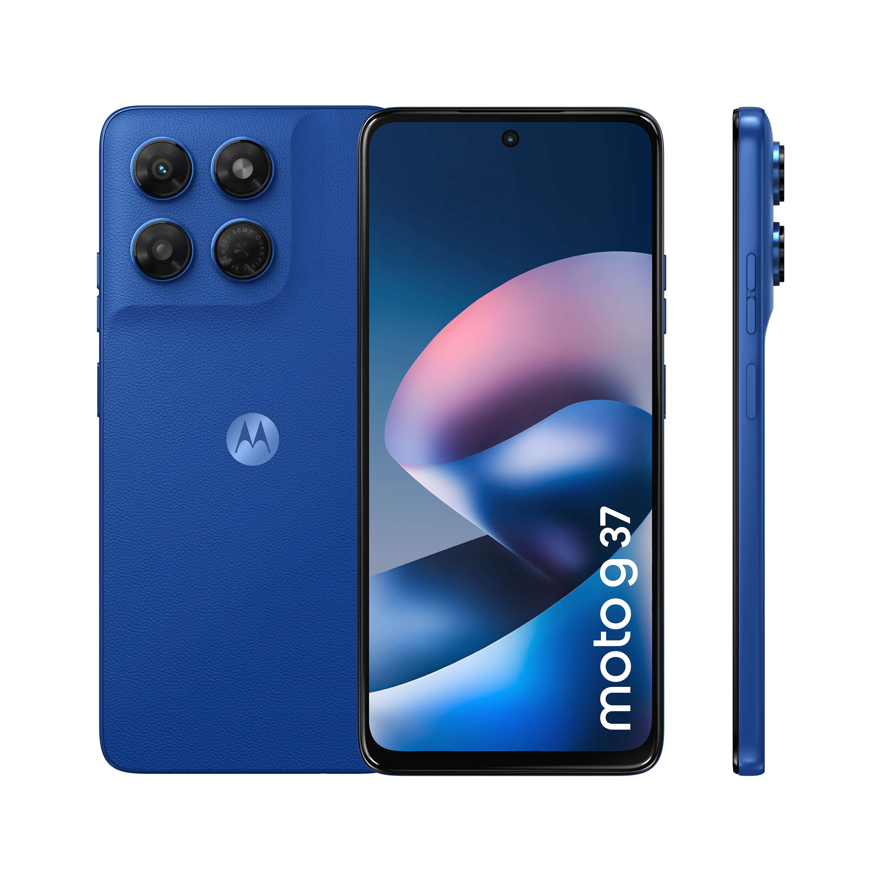 Motorola G37 4GB + 128GB PANTONE&reg; Nautical Blue Smartphone (6,67 Zoll, 50 MP, 5.100-mAh, Octa-Core, Fingerabdrucksensor, Gesichtserkennung, blau) - Bild 1