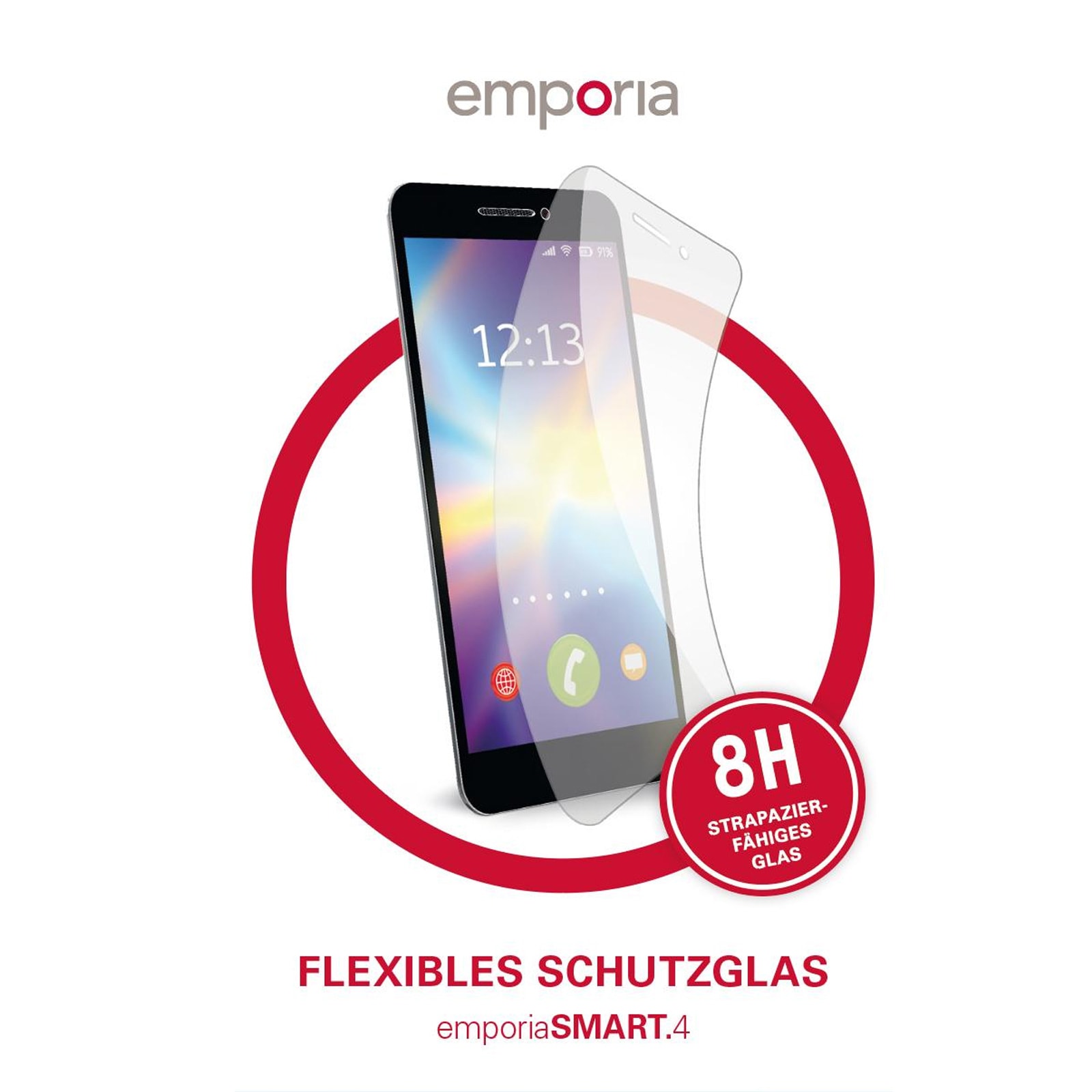 emporia Flexi Schutzglas f&uuml;r das Smart.4 - Bild 1